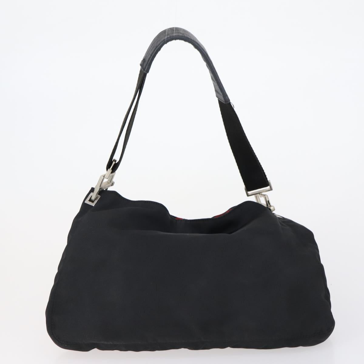 BOTTEGA VENETA Shoulder Bag Suede Nylon PVC 4 Set Beige Black Green Auth bs30535