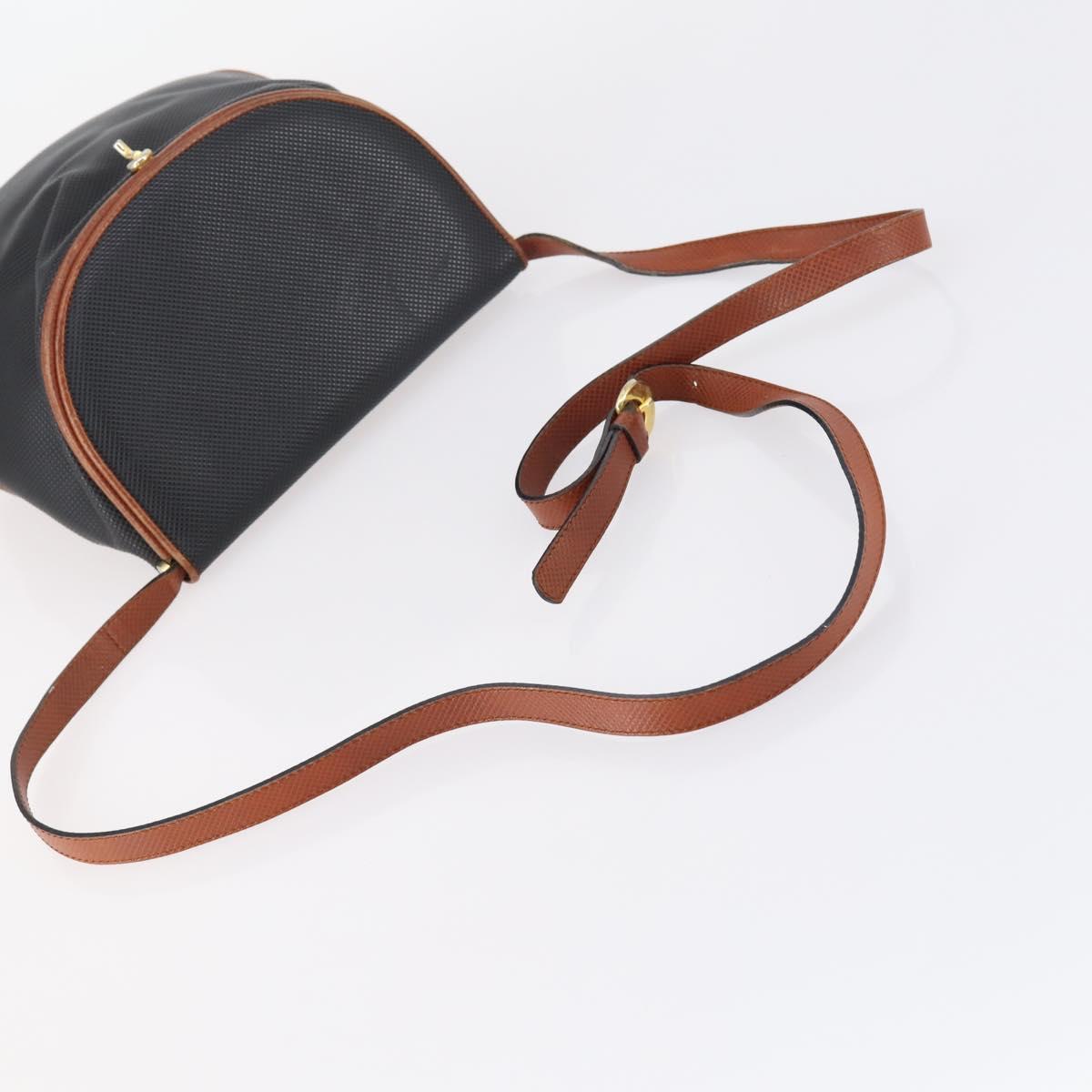 BOTTEGA VENETA Shoulder Bag Suede Nylon PVC 4 Set Beige Black Green Auth bs30535