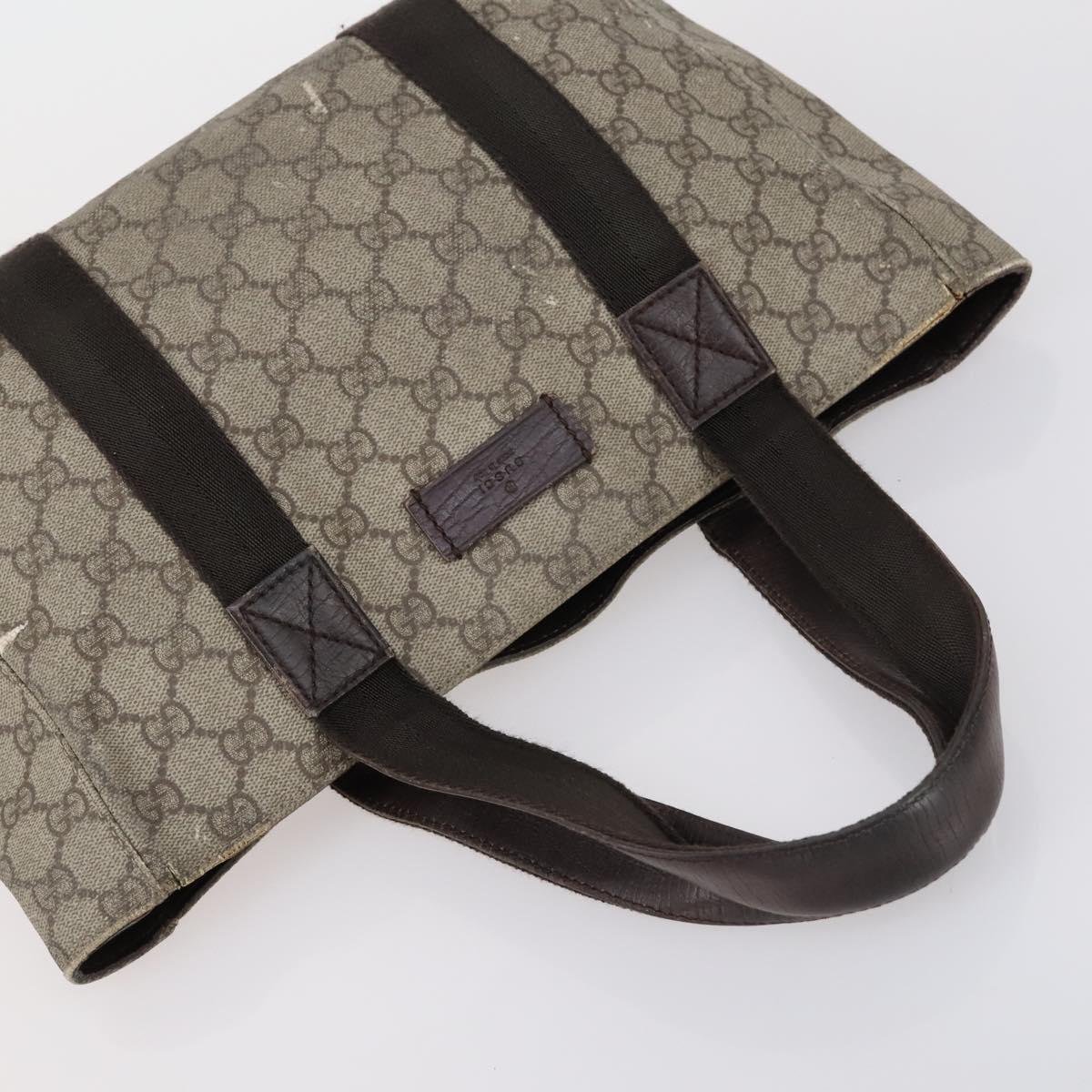 GUCCI Hand Bag Canvas nylon 4 Set Beige Black Green Auth bs30536