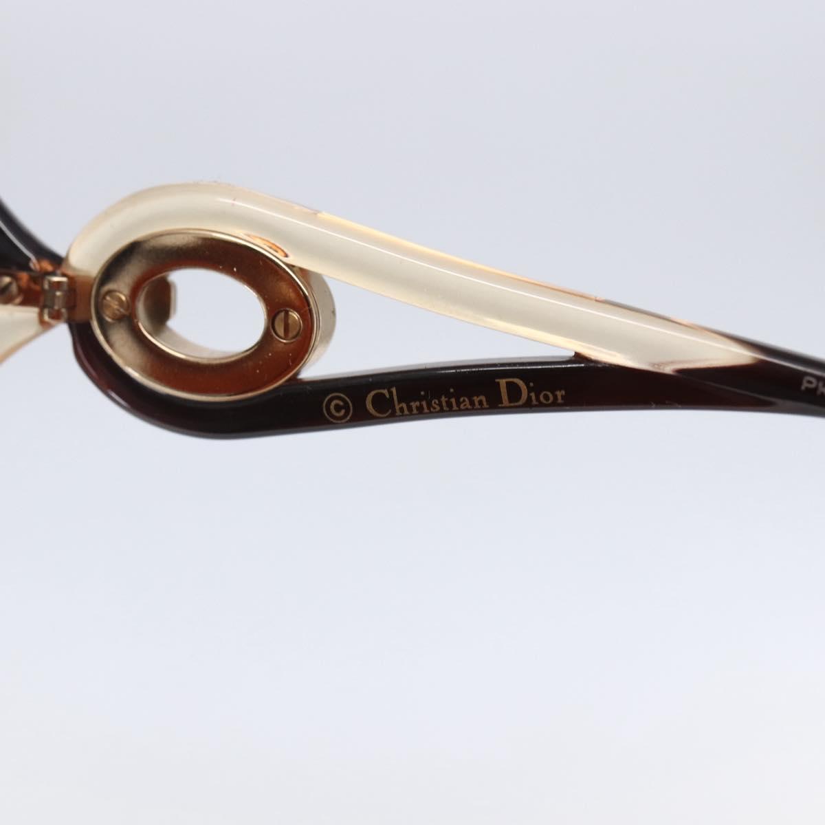 Christian Dior Sunglasses plastic Brown Auth bs30538