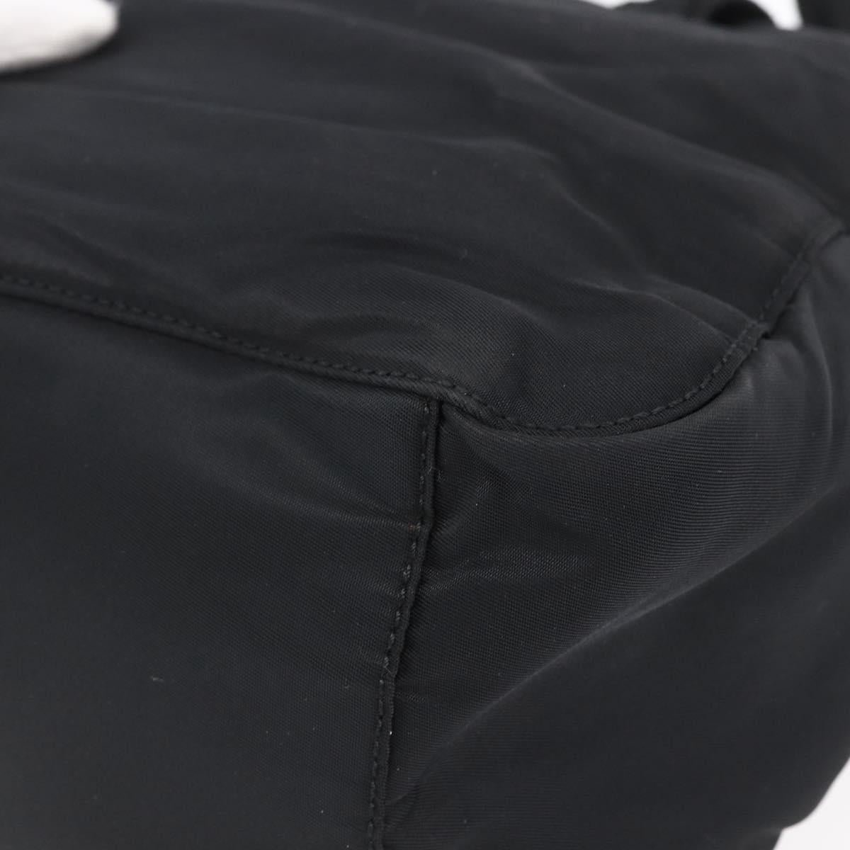 PRADA Hand Bag Nylon Black Auth bs30539