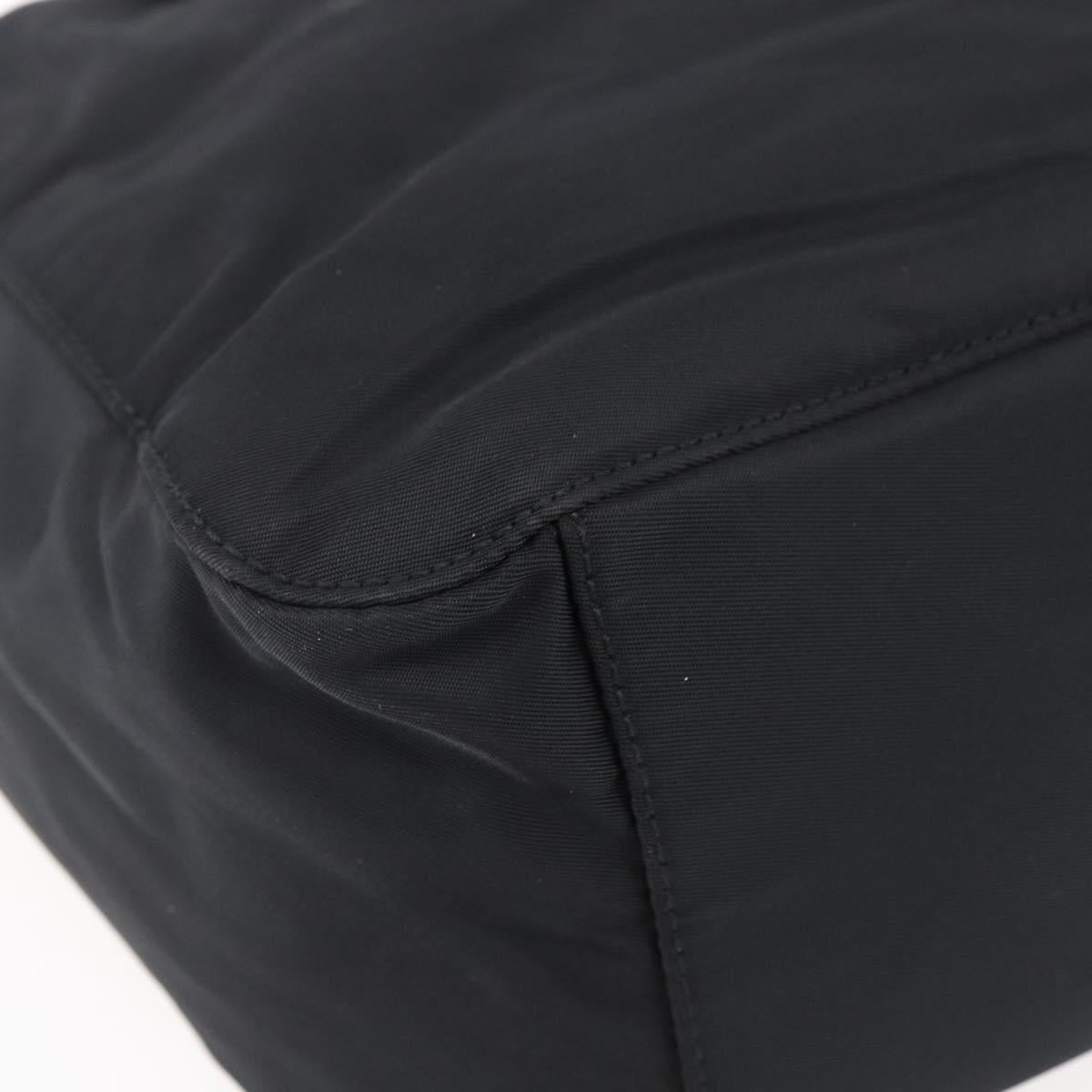 PRADA Hand Bag Nylon Black Auth bs30539