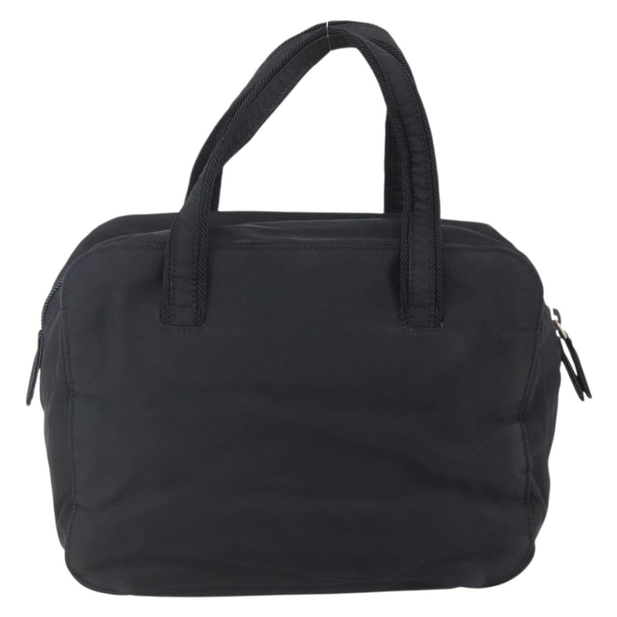 PRADA Hand Bag Nylon Black Auth bs30539