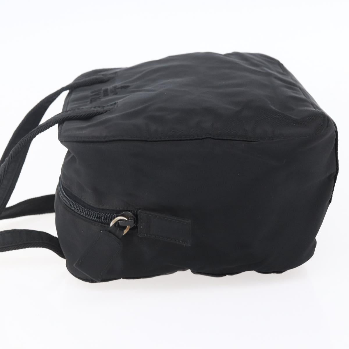 PRADA Hand Bag Nylon Black Auth bs30539