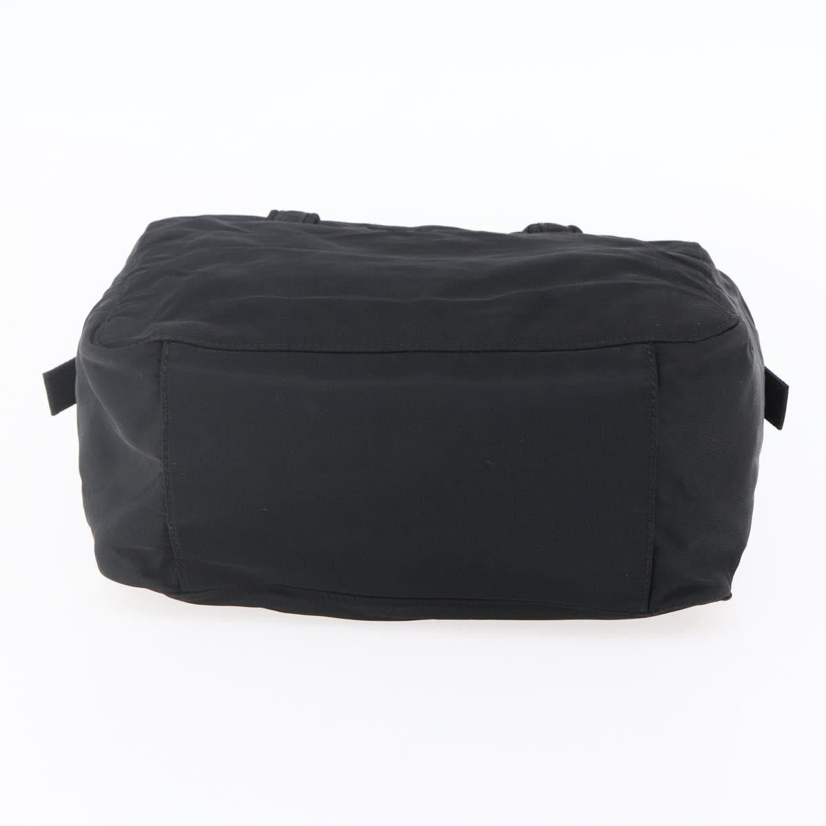 PRADA Hand Bag Nylon Black Auth bs30539