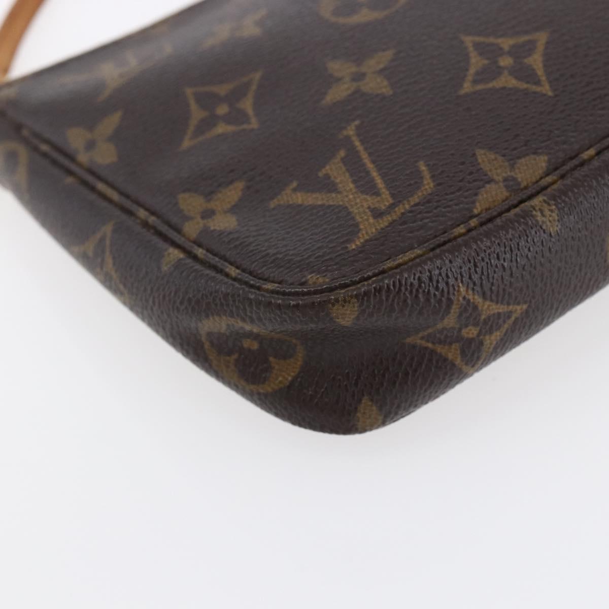 LOUIS VUITTON Monogram Pochette Accessoires Pouch M51980 LV Auth bs30548