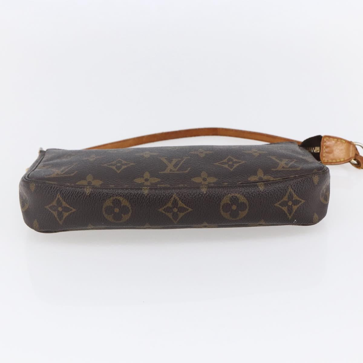 LOUIS VUITTON Monogram Pochette Accessoires Pouch M51980 LV Auth bs30548
