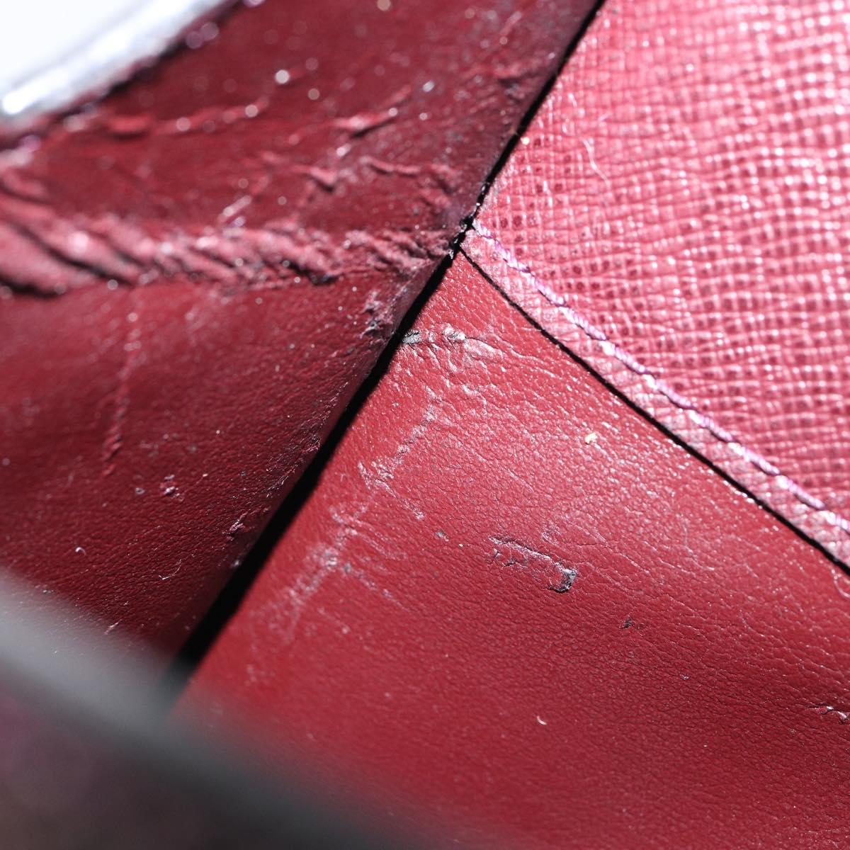 LOUIS VUITTON Taiga Document case Pouch Acajou M99087 LV Auth bs30556