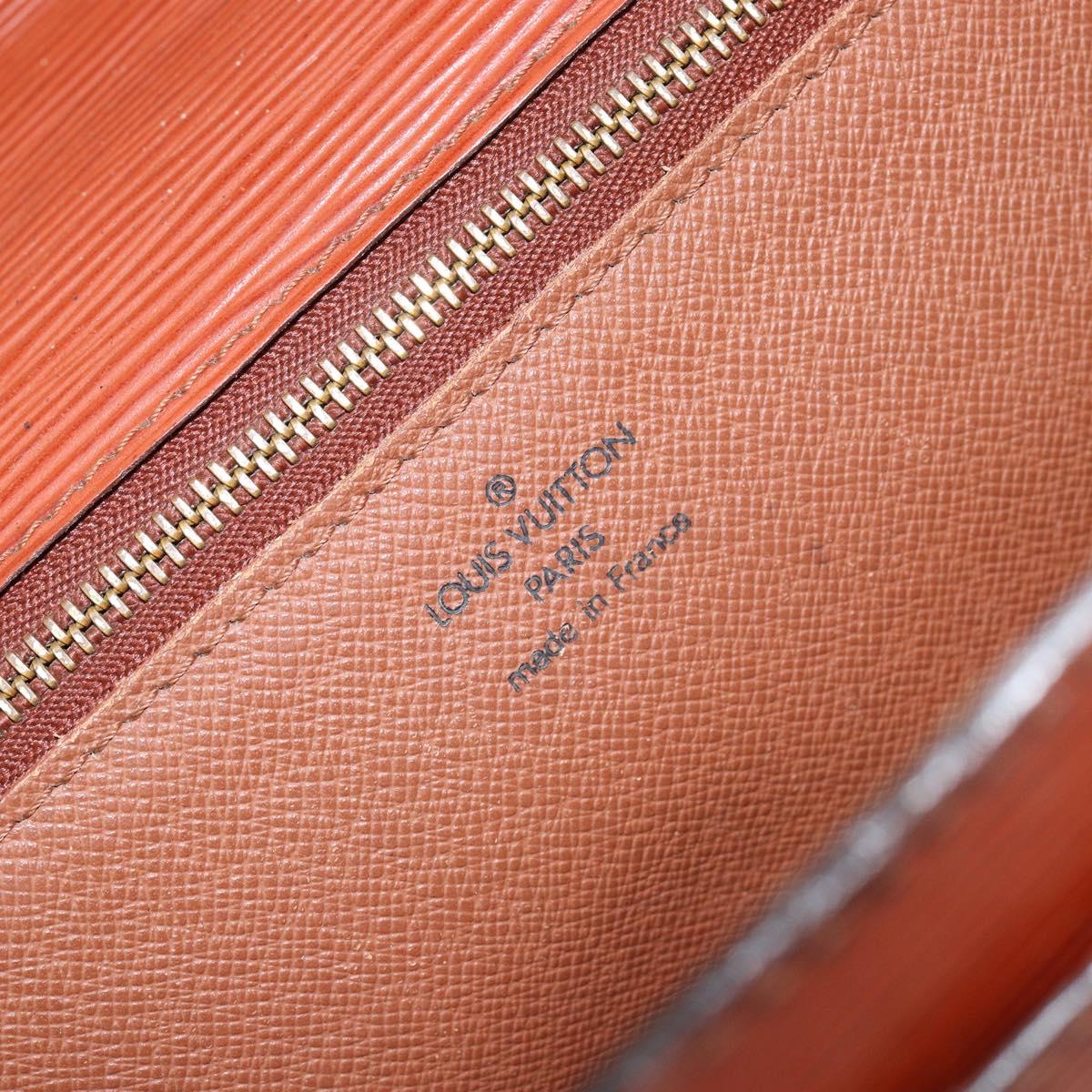 LOUIS VUITTON Epi Monceau 28 Hand Bag Brown M52123 LV Auth bs30558