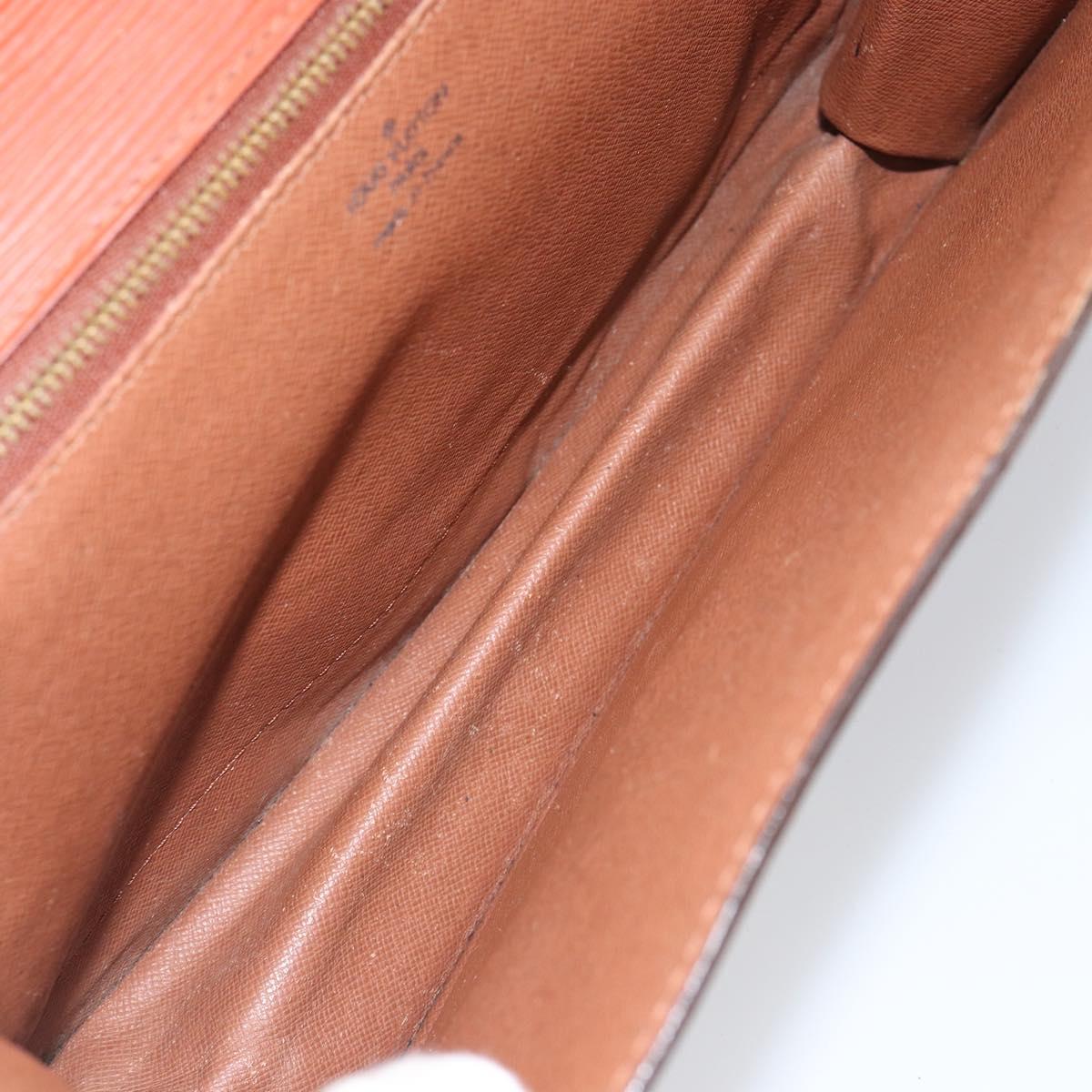 LOUIS VUITTON Epi Monceau 28 Hand Bag Brown M52123 LV Auth bs30558