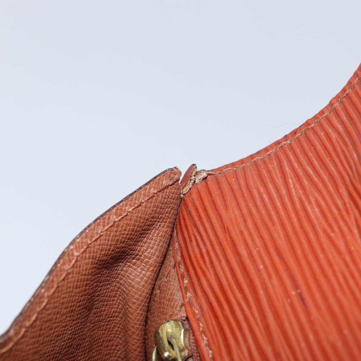 LOUIS VUITTON Epi Monceau 28 Hand Bag Brown M52123 LV Auth bs30558