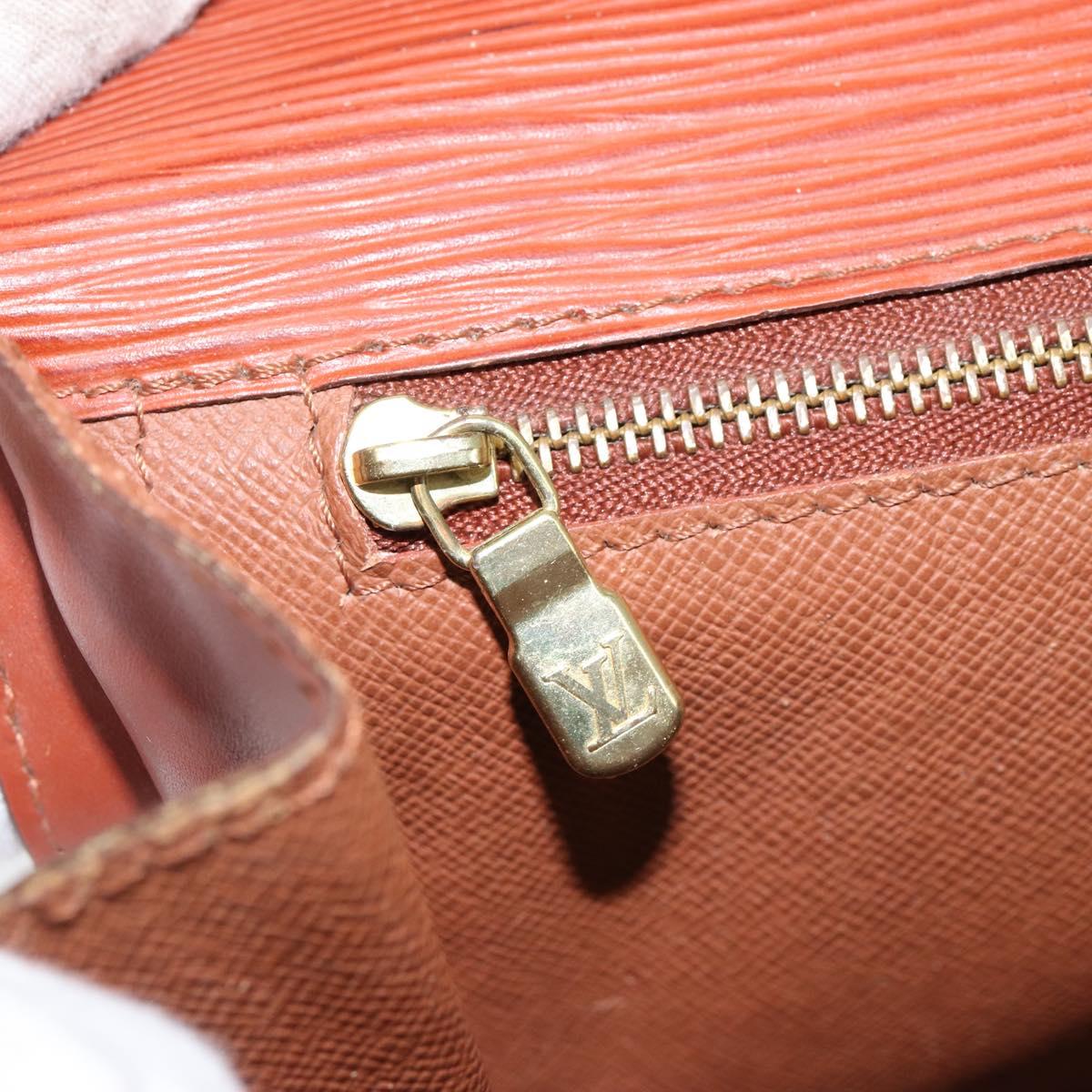 LOUIS VUITTON Epi Monceau 28 Hand Bag Brown M52123 LV Auth bs30558