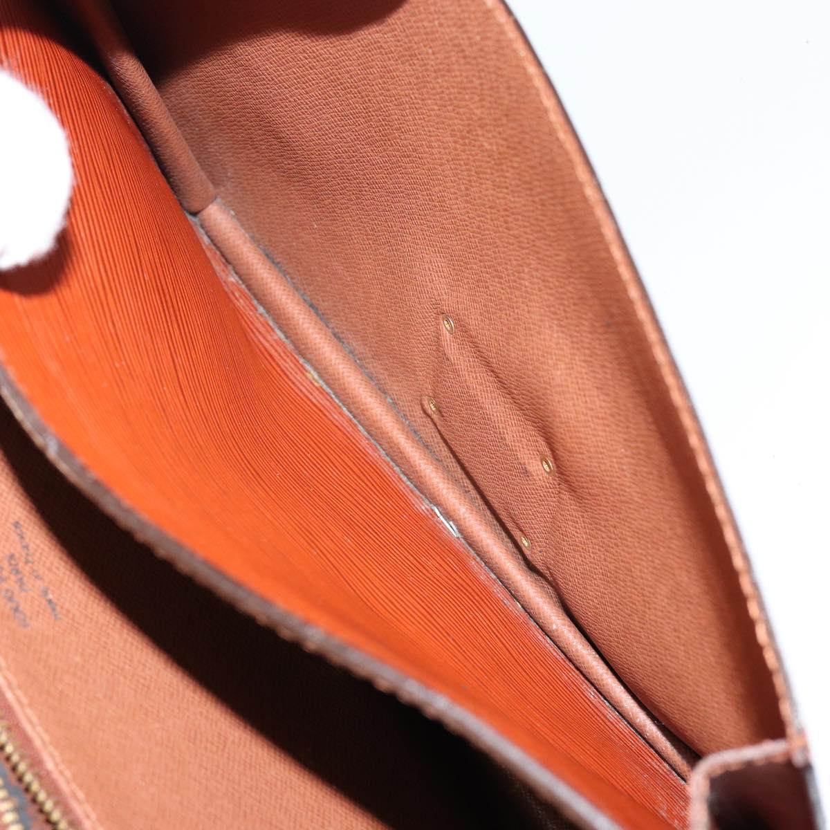 LOUIS VUITTON Epi Monceau 28 Hand Bag Brown M52123 LV Auth bs30558