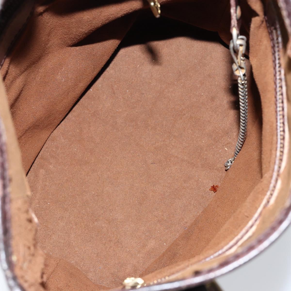 LOUIS VUITTON Damier Ebene Marais Shoulder Bag N42240 LV Auth bs30560