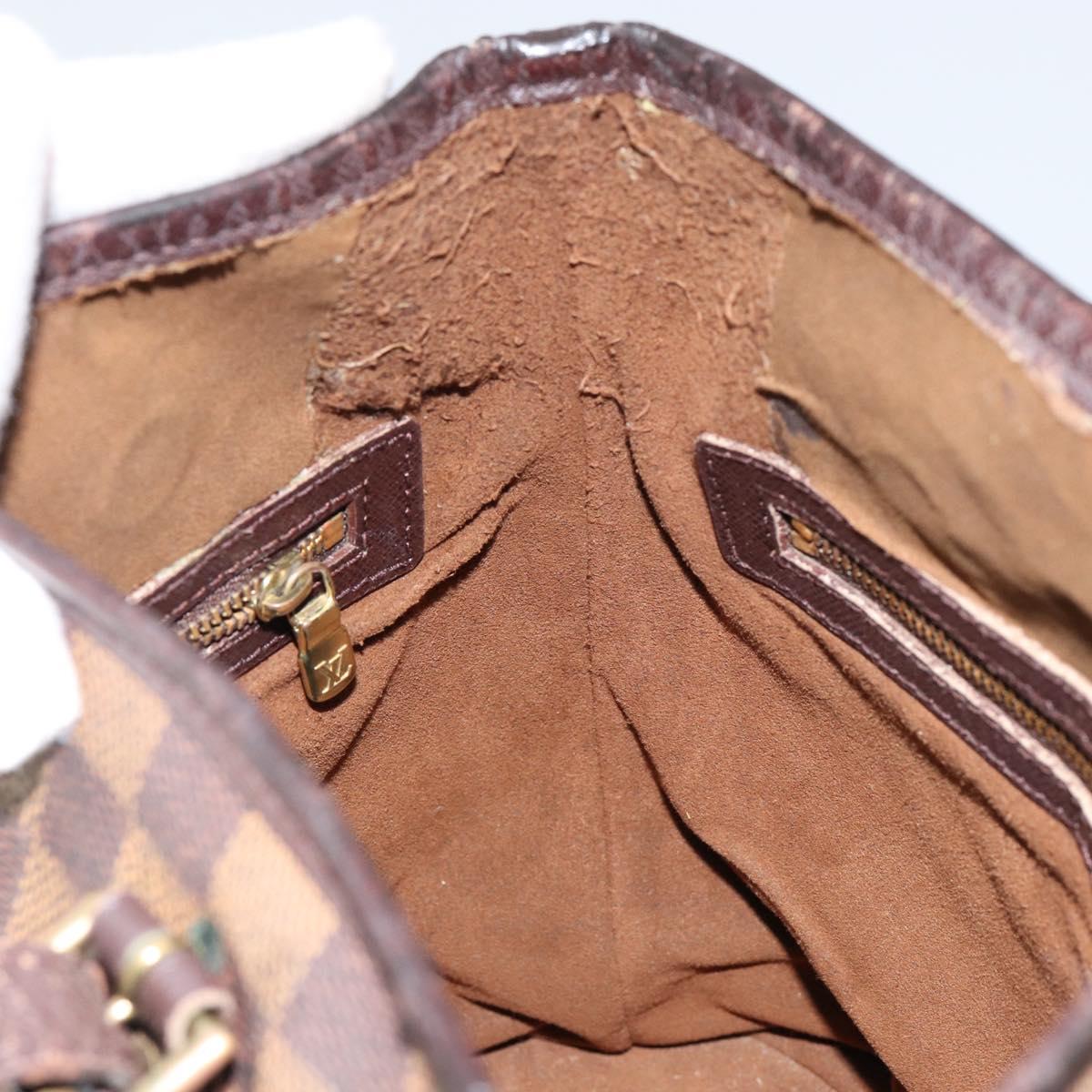 LOUIS VUITTON Damier Ebene Marais Shoulder Bag N42240 LV Auth bs30560