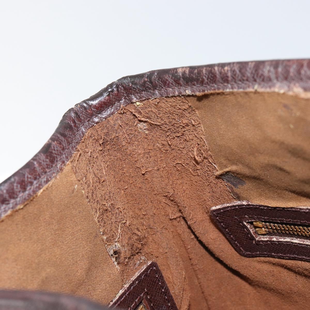 LOUIS VUITTON Damier Ebene Marais Shoulder Bag N42240 LV Auth bs30560