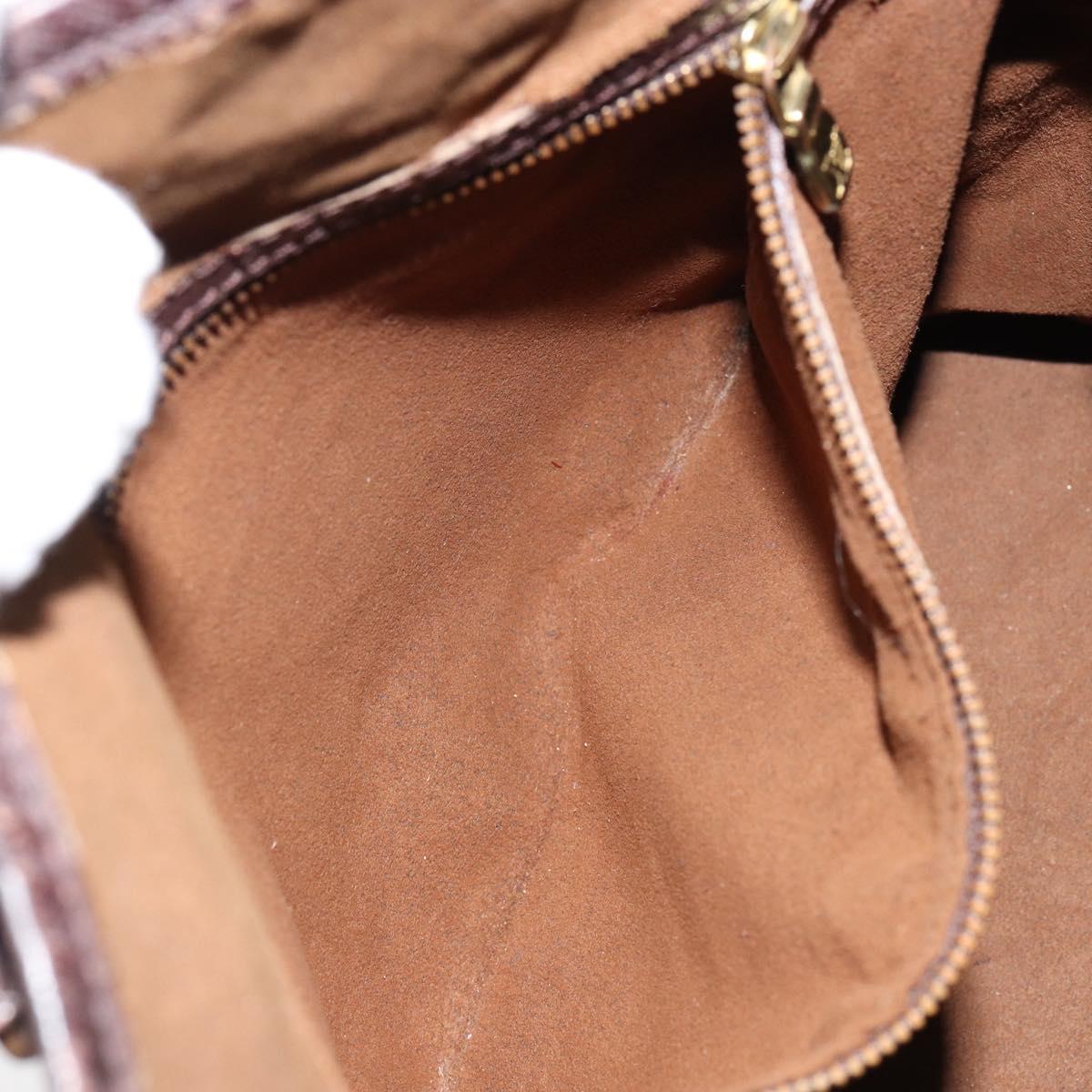 LOUIS VUITTON Damier Ebene Marais Shoulder Bag N42240 LV Auth bs30560