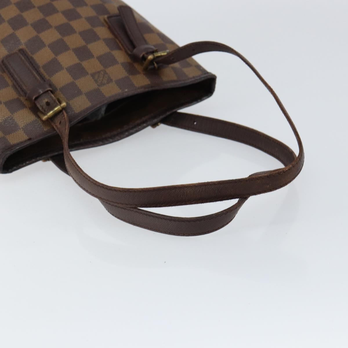 LOUIS VUITTON Damier Ebene Marais Shoulder Bag N42240 LV Auth bs30560