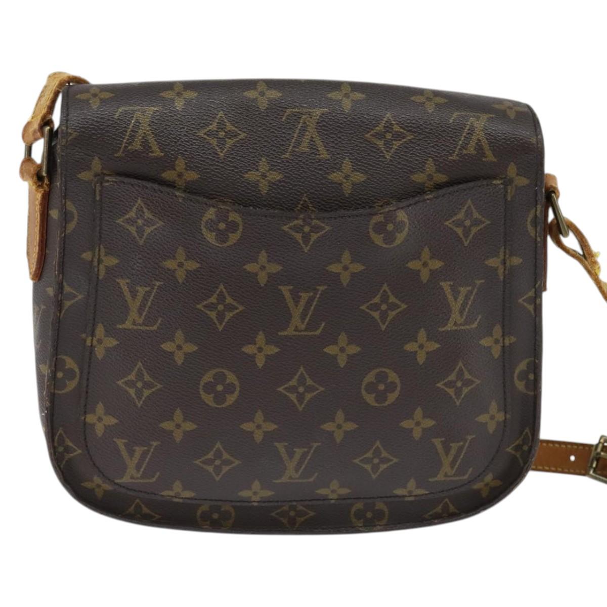 LOUIS VUITTON Monogram Saint Cloud GM Shoulder Bag M51242 LV Auth bs30585