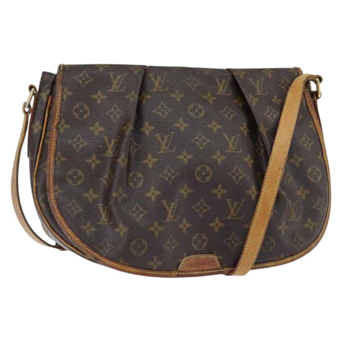 LOUIS VUITTON Monogram Menilmontant MM Shoulder Bag M40473 LV Auth bs30588