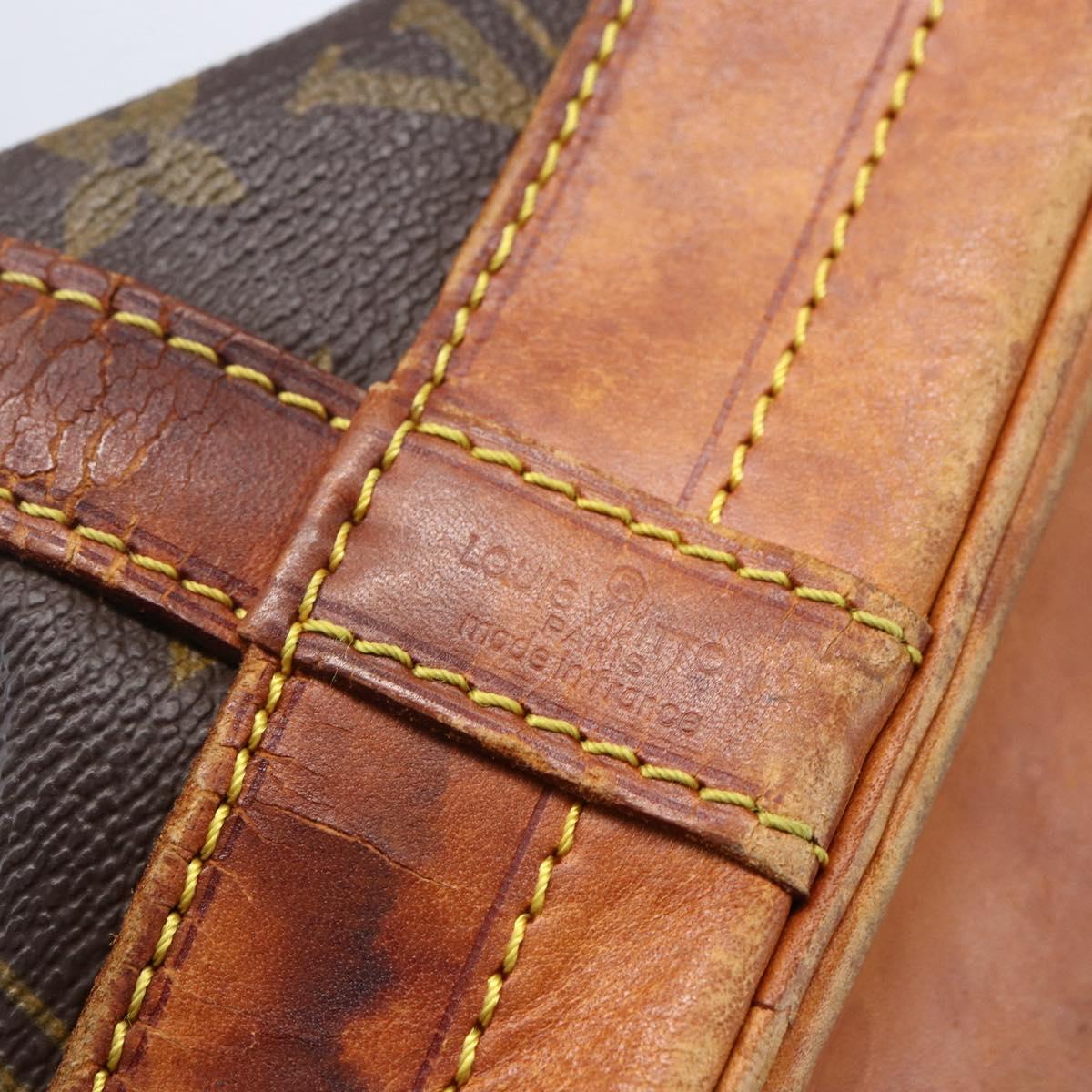 LOUIS VUITTON Monogram Noe Shoulder Bag M42224 LV Auth bs30591