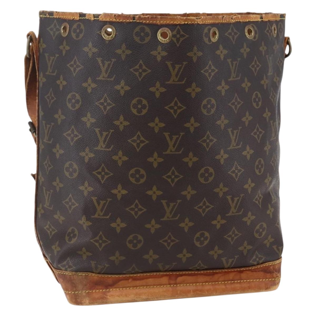 LOUIS VUITTON Monogram Noe Shoulder Bag M42224 LV Auth bs30591