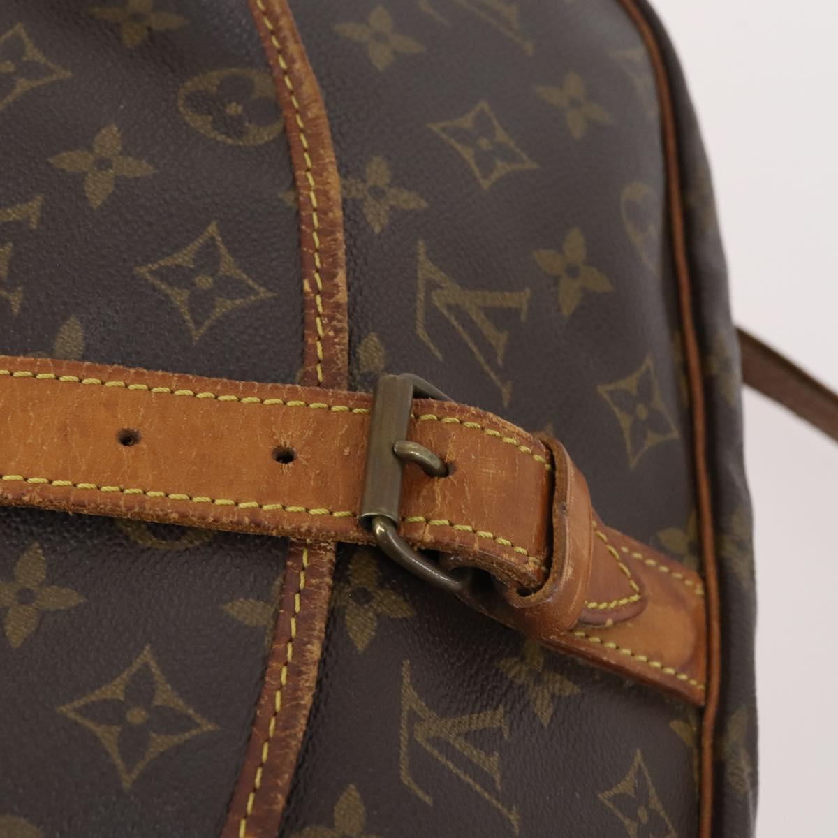 LOUIS VUITTON Monogram Saumur 35 Shoulder Bag M42254 LV Auth bs30612