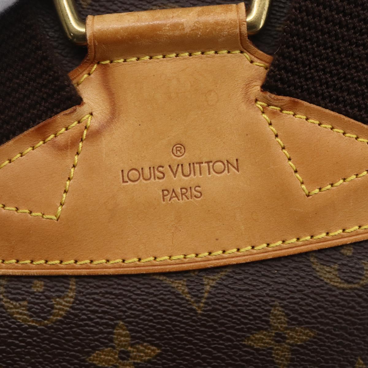 LOUIS VUITTON Monogram Montsouris GM Backpack M51135 LV Auth bs30613