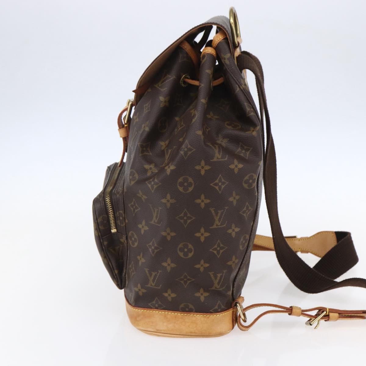 LOUIS VUITTON Monogram Montsouris GM Backpack M51135 LV Auth bs30613