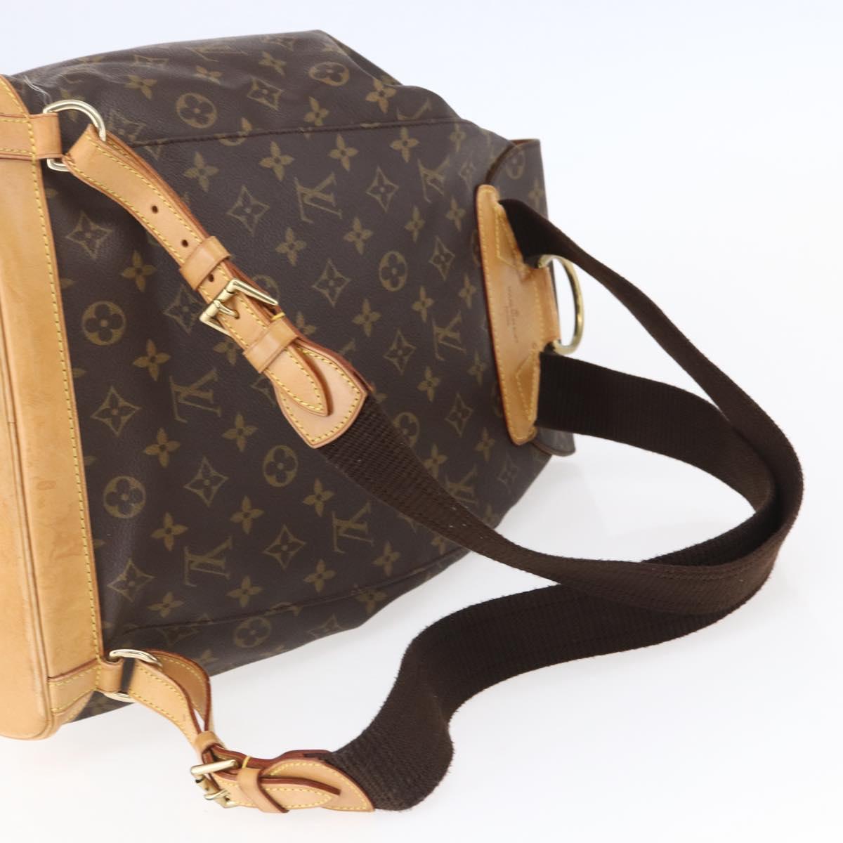 LOUIS VUITTON Monogram Montsouris GM Backpack M51135 LV Auth bs30613