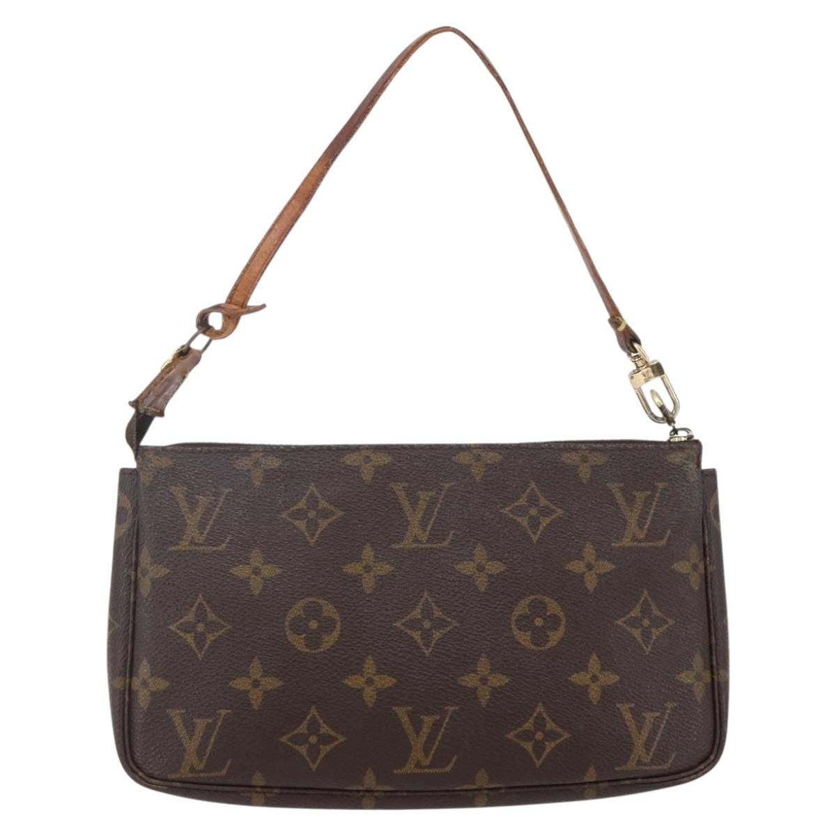 LOUIS VUITTON Monogram Pochette Accessoires Pouch M51980 LV Auth bs30614