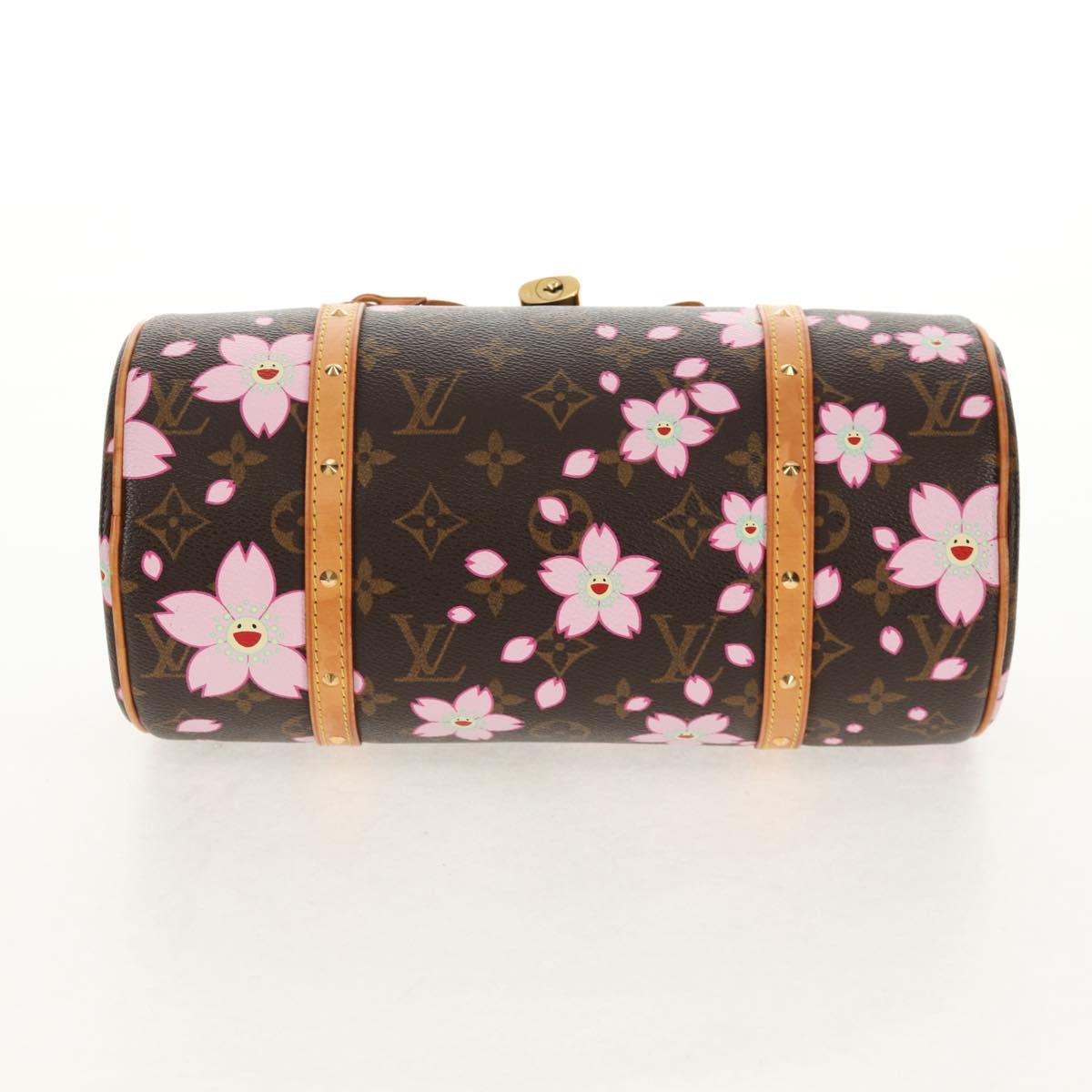 LOUIS VUITTON Monogram Cherry Blossom Papillon GM Bag M92009 LV Auth bs30617V