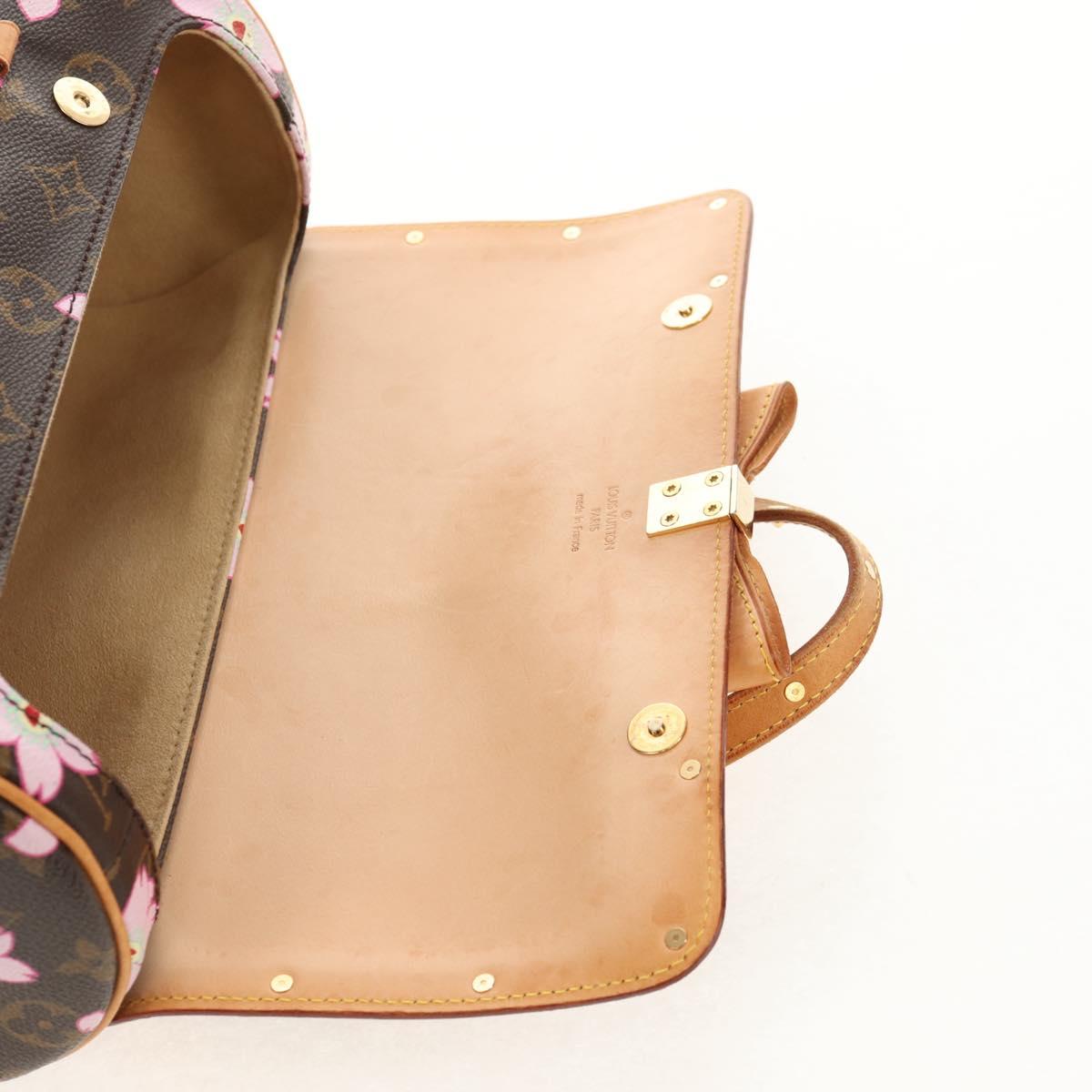 LOUIS VUITTON Monogram Cherry Blossom Papillon GM Bag M92009 LV Auth bs30617V