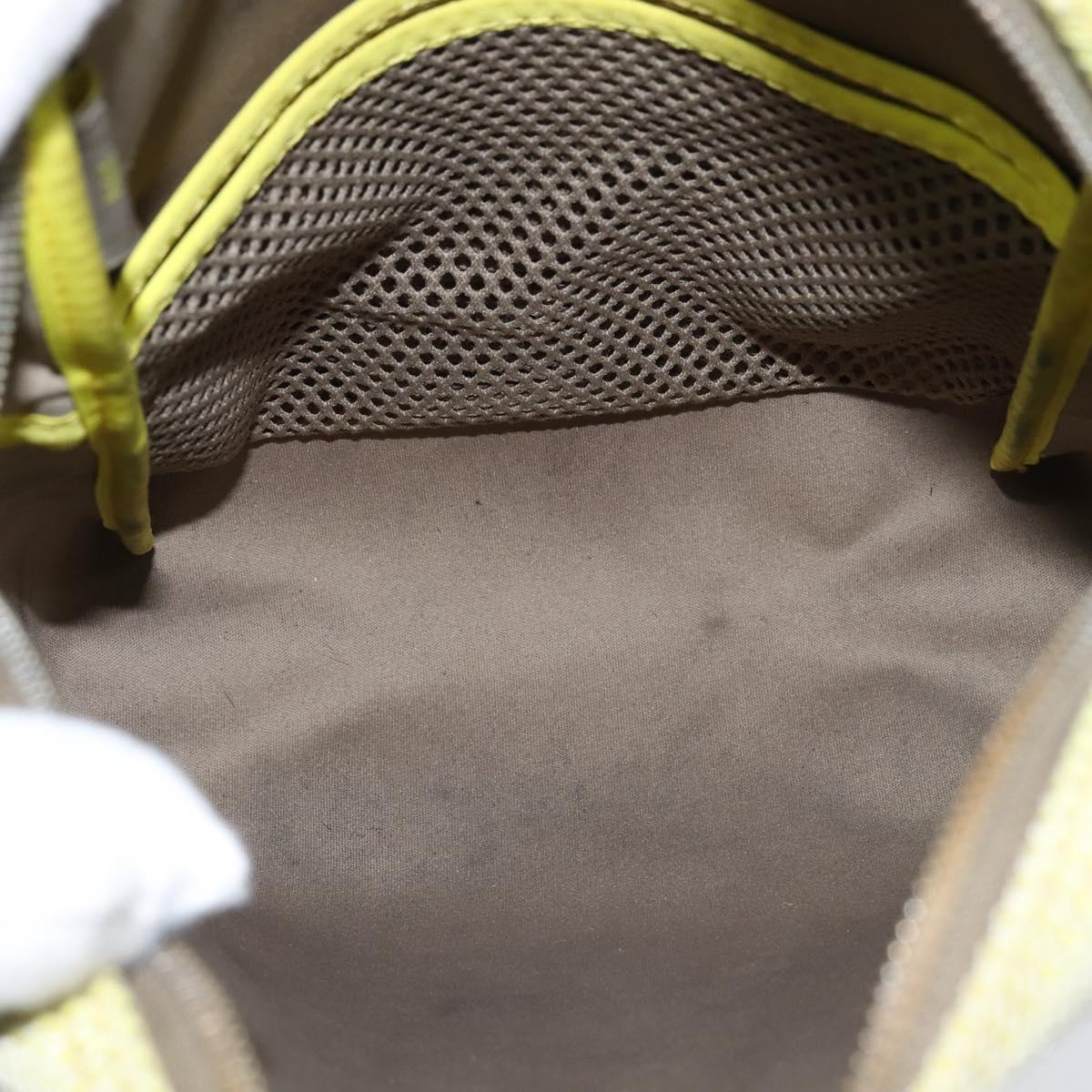 LOUIS VUITTON Damier Geant LV Cup Weatherly Bag Yellow M80636 LV Auth bs30618