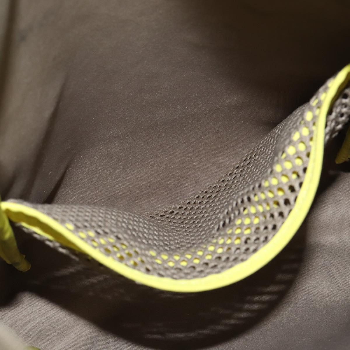 LOUIS VUITTON Damier Geant LV Cup Weatherly Bag Yellow M80636 LV Auth bs30618
