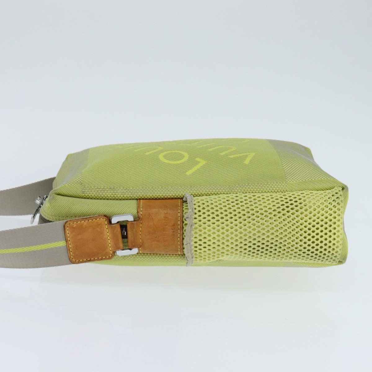 LOUIS VUITTON Damier Geant LV Cup Weatherly Bag Yellow M80636 LV Auth bs30618