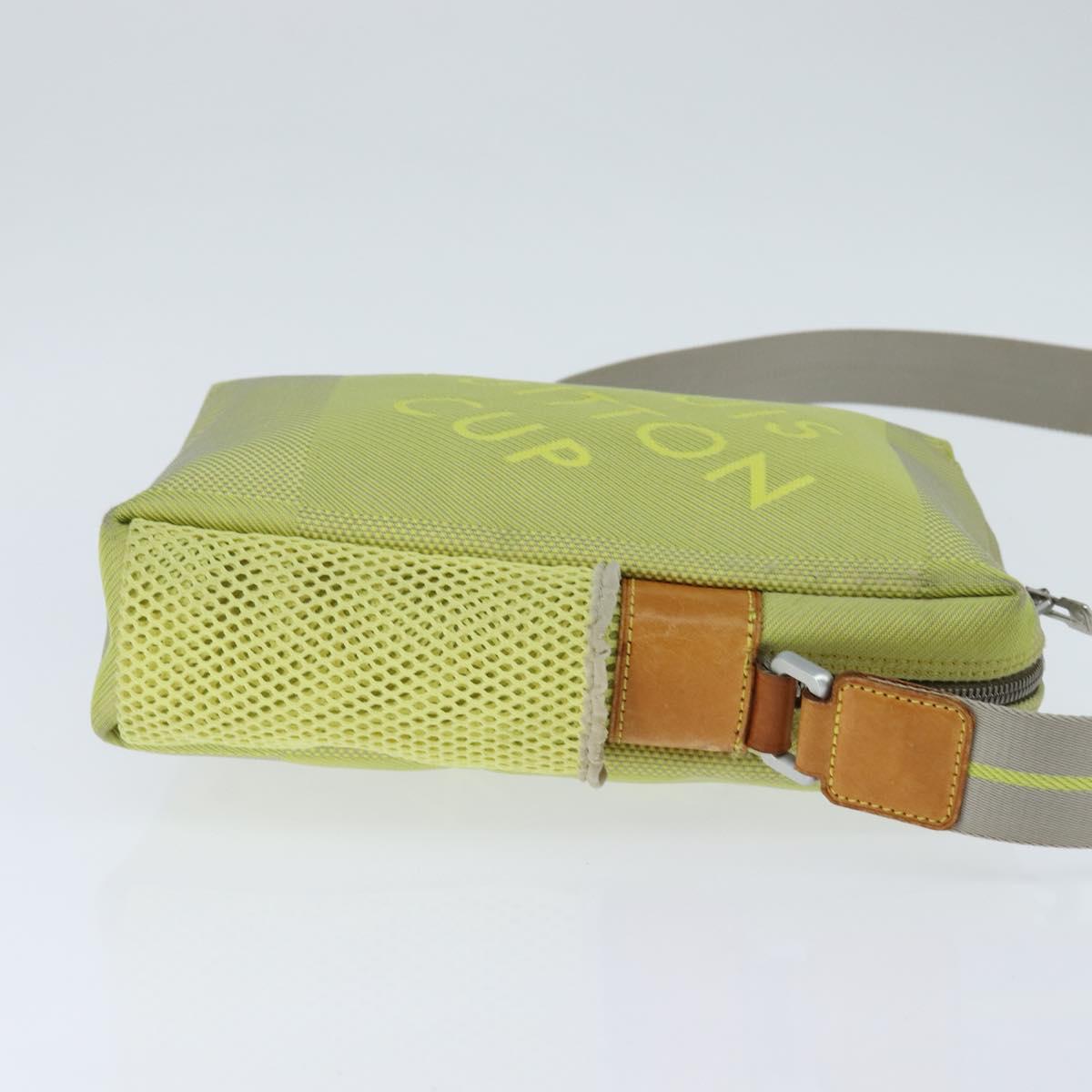 LOUIS VUITTON Damier Geant LV Cup Weatherly Bag Yellow M80636 LV Auth bs30618