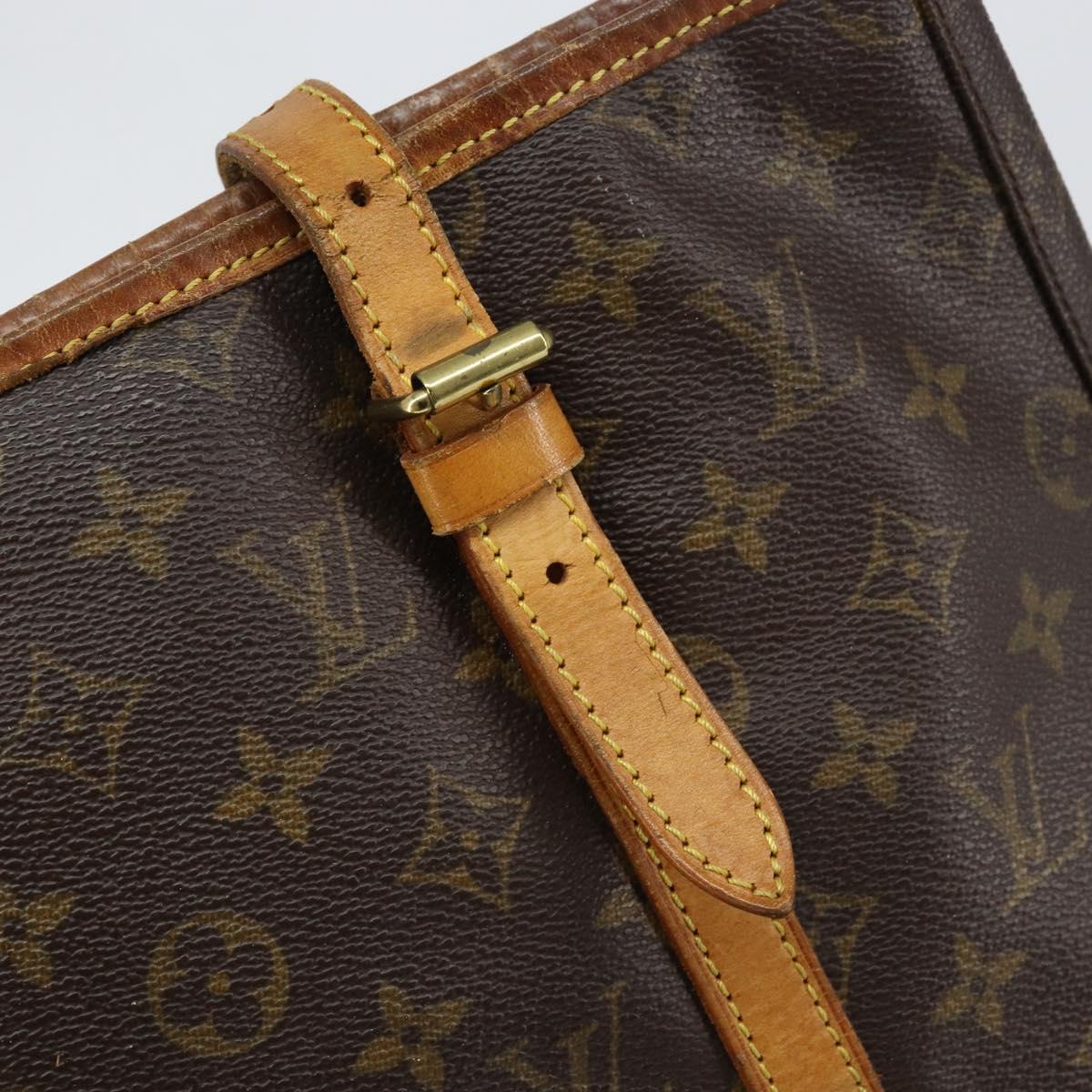 LOUIS VUITTON Monogram Bucket GM Shoulder Bag M42236 LV Auth bs30623