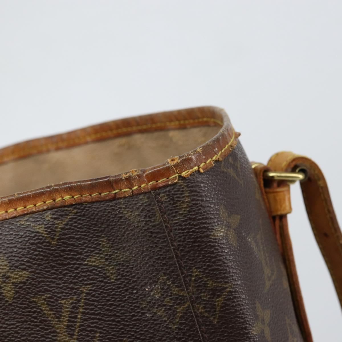 LOUIS VUITTON Monogram Bucket GM Shoulder Bag M42236 LV Auth bs30623