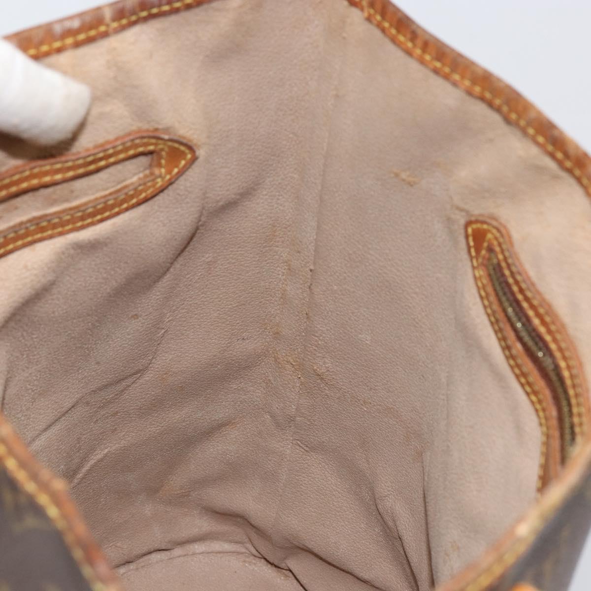 LOUIS VUITTON Monogram Bucket GM Shoulder Bag M42236 LV Auth bs30623