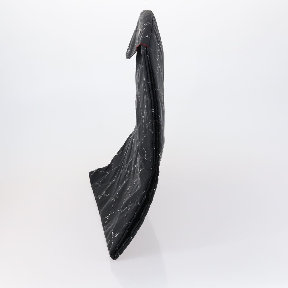 CHANEL Travel line Garment Cover Nylon Black CC Auth bs30653