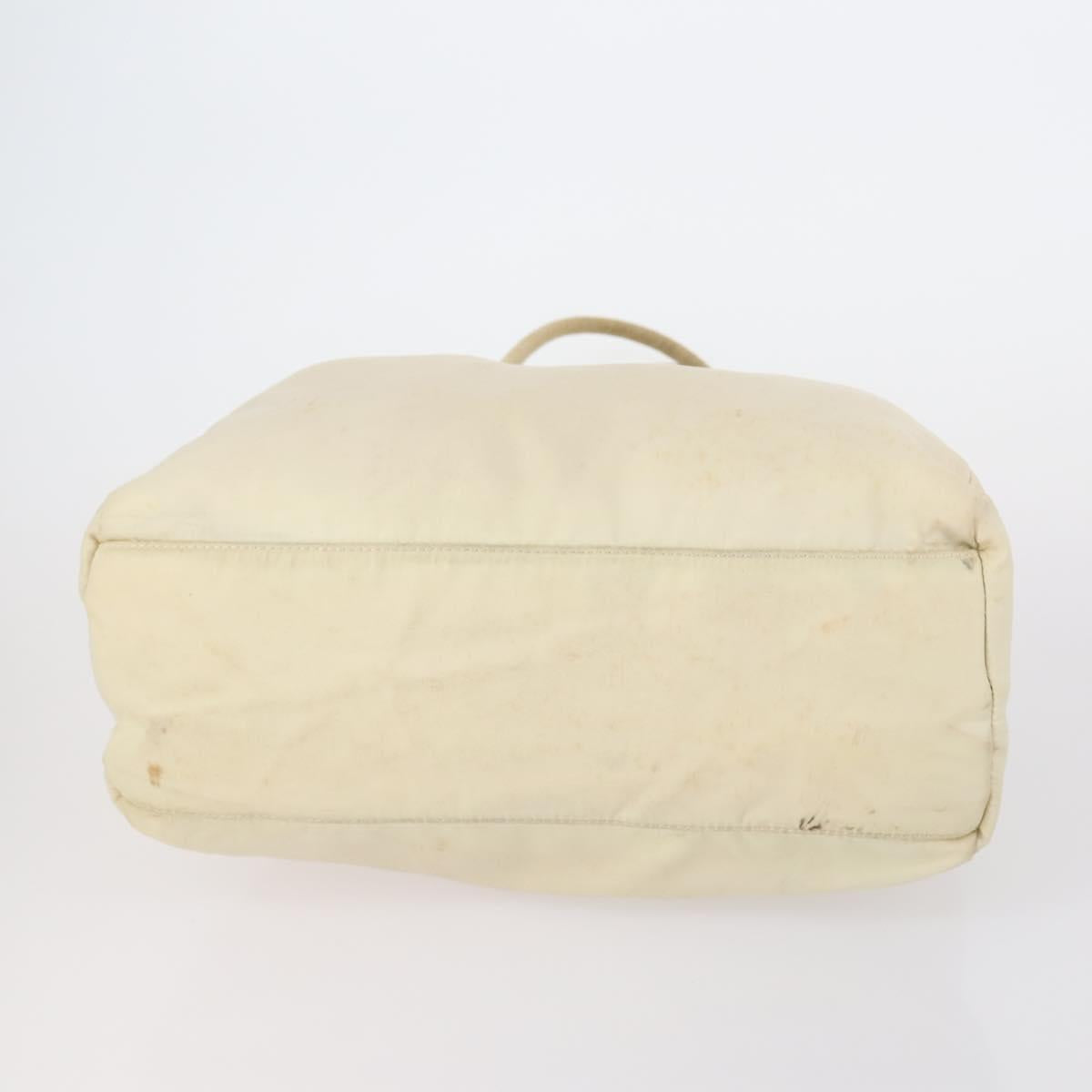 PRADA Hand Bag Nylon 2 Set Red White Auth bs30661