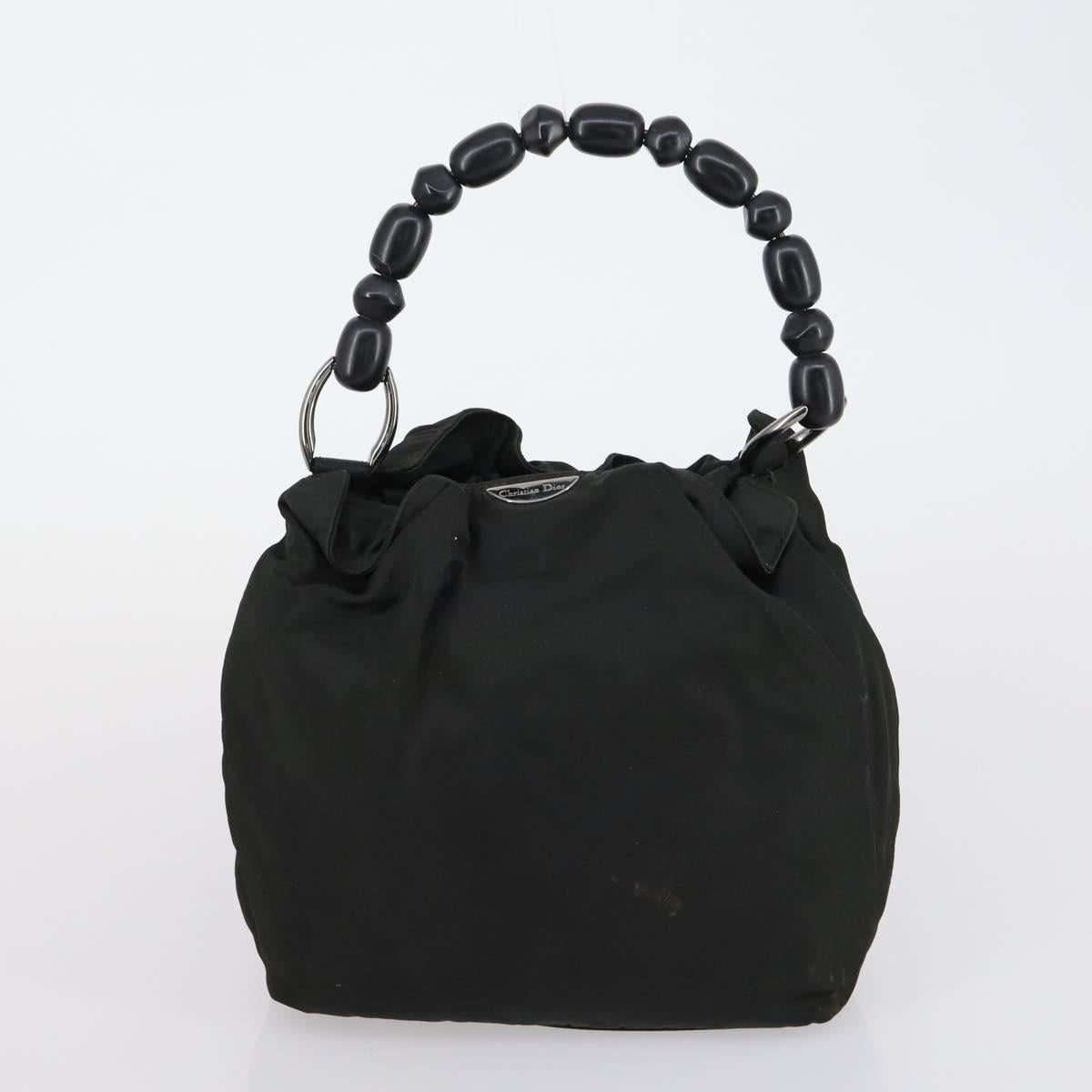 Christian Dior Fendi Hand Bag Nylon 2 Set Black Auth bs30662