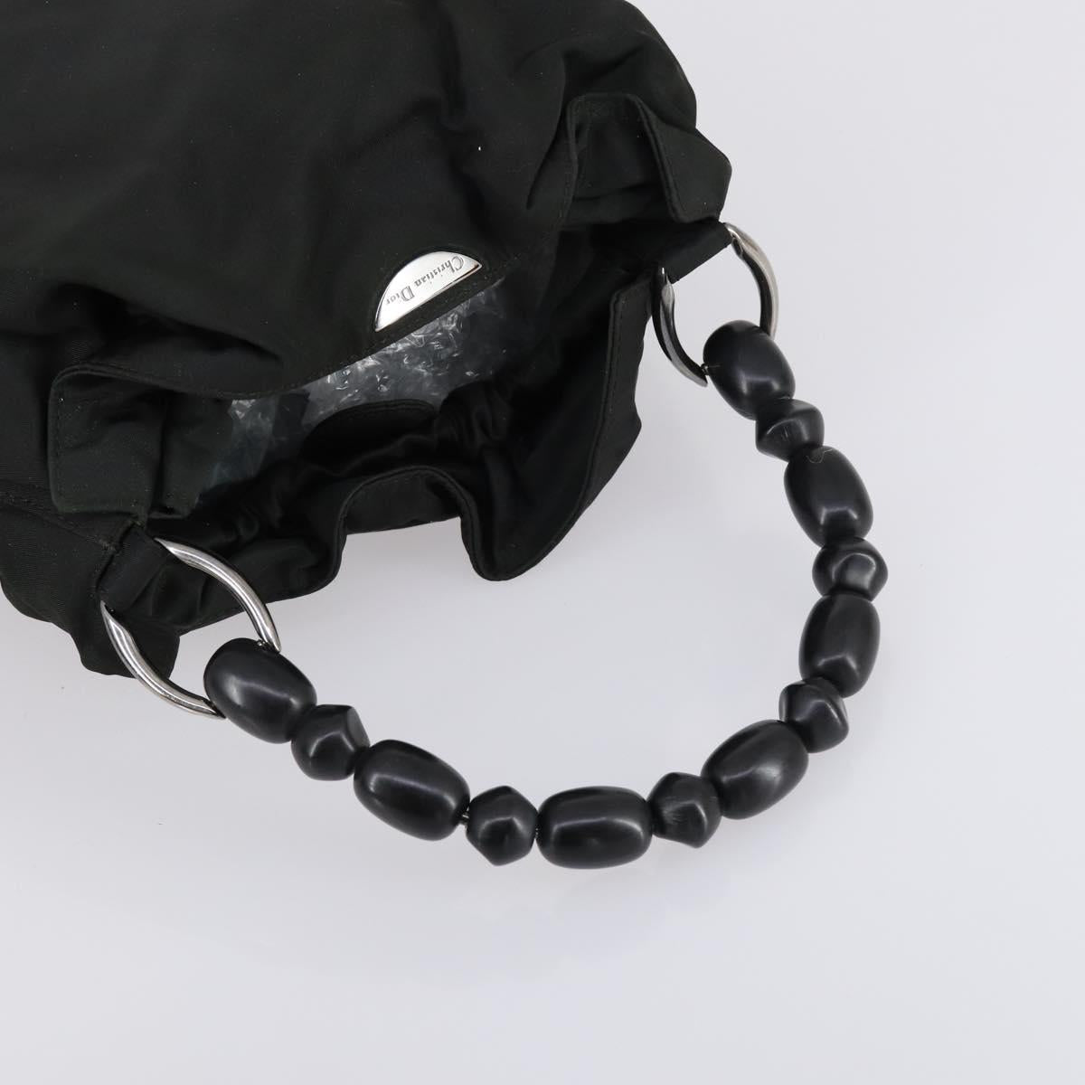 Christian Dior Fendi Hand Bag Nylon 2 Set Black Auth bs30662