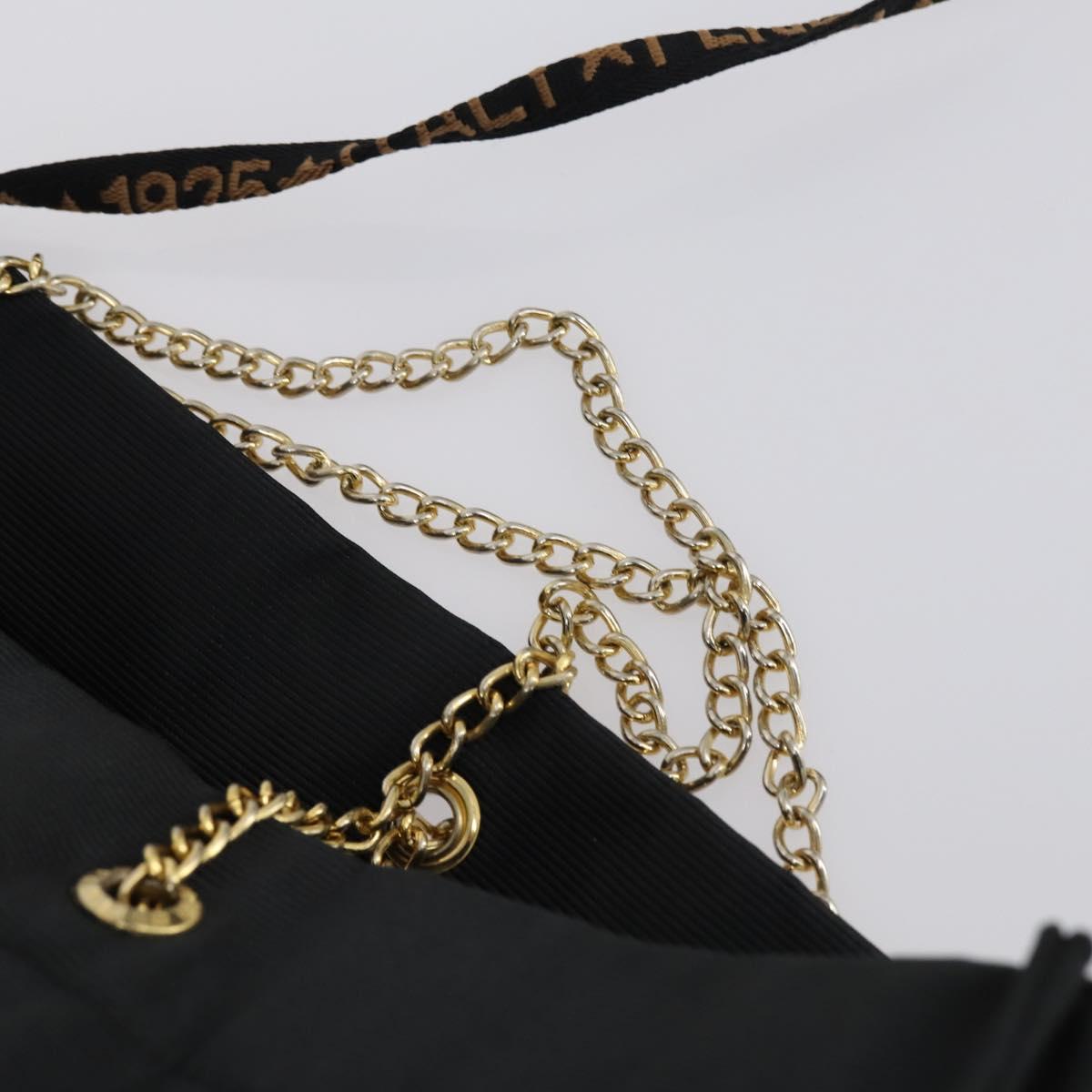 Christian Dior Fendi Hand Bag Nylon 2 Set Black Auth bs30662