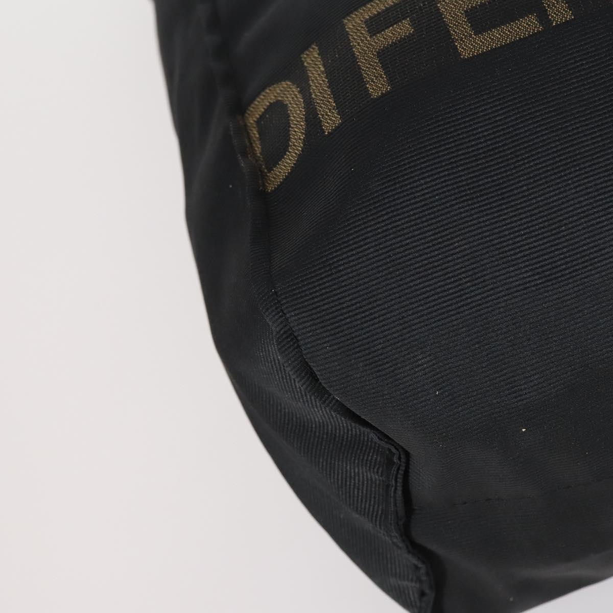 Christian Dior Fendi Hand Bag Nylon 2 Set Black Auth bs30662