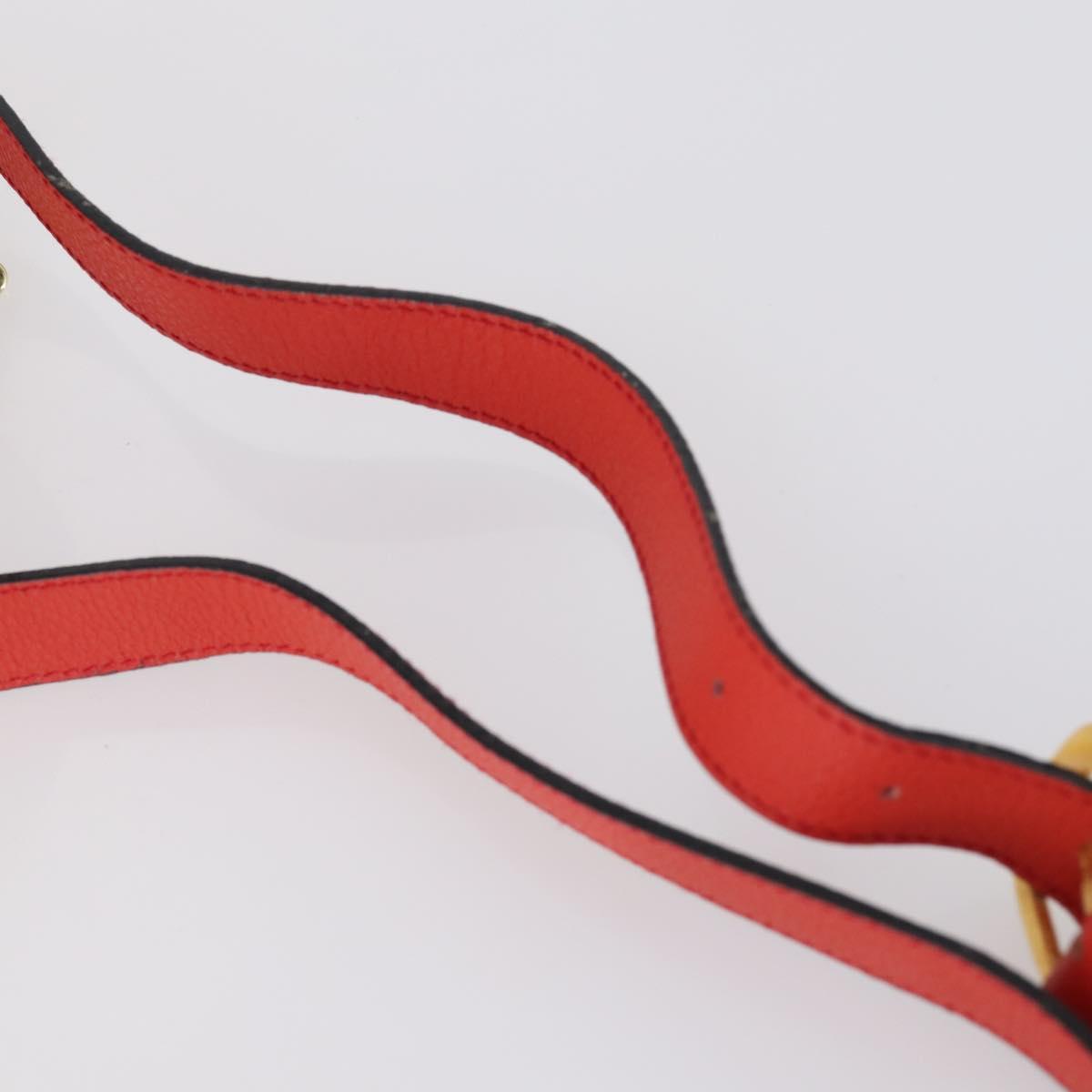 Ferragamo Gucci Cartier Burberrys Bag Leather Coated 4 Set Bordeaux Auth bs30663