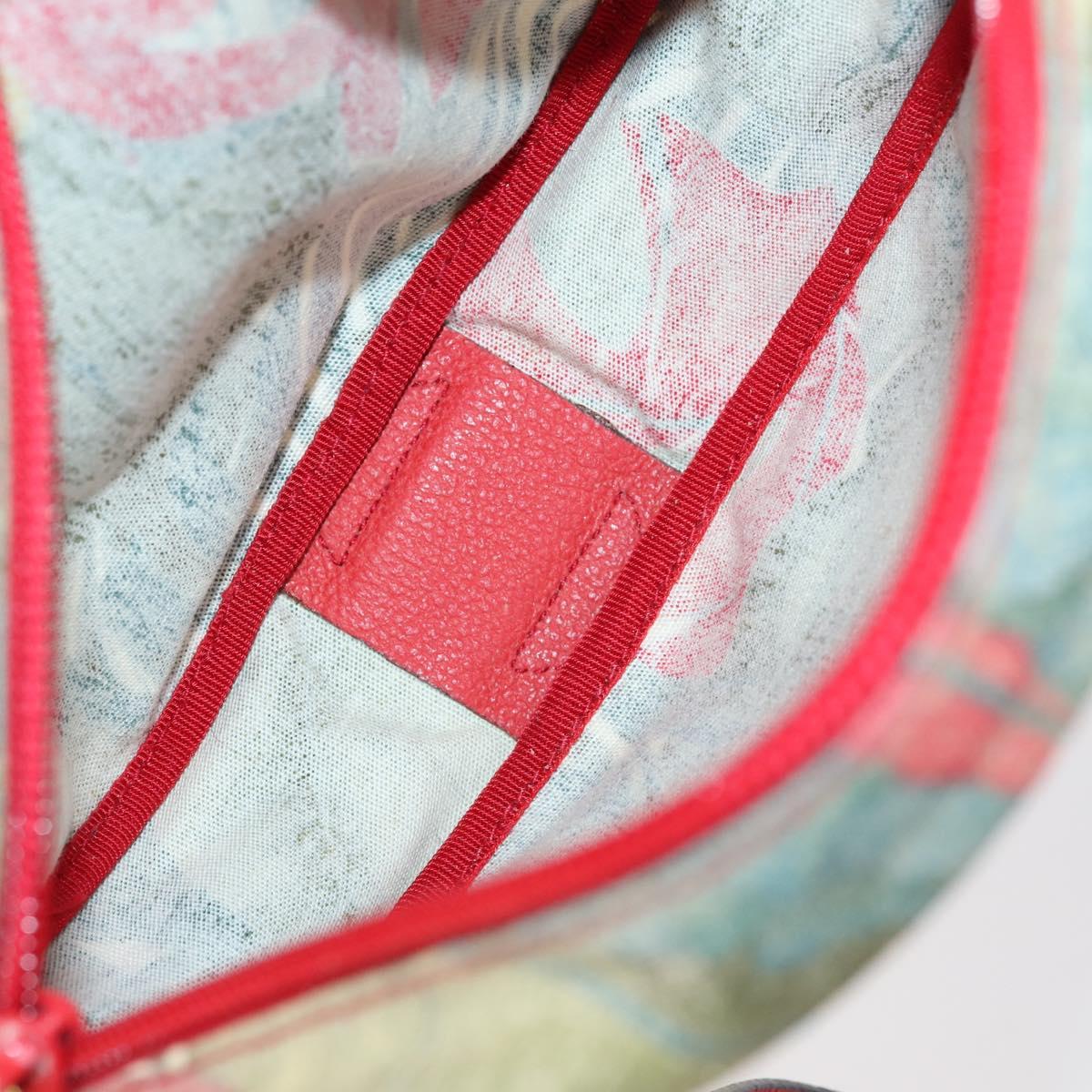 Ferragamo Gucci Cartier Burberrys Bag Leather Coated 4 Set Bordeaux Auth bs30663