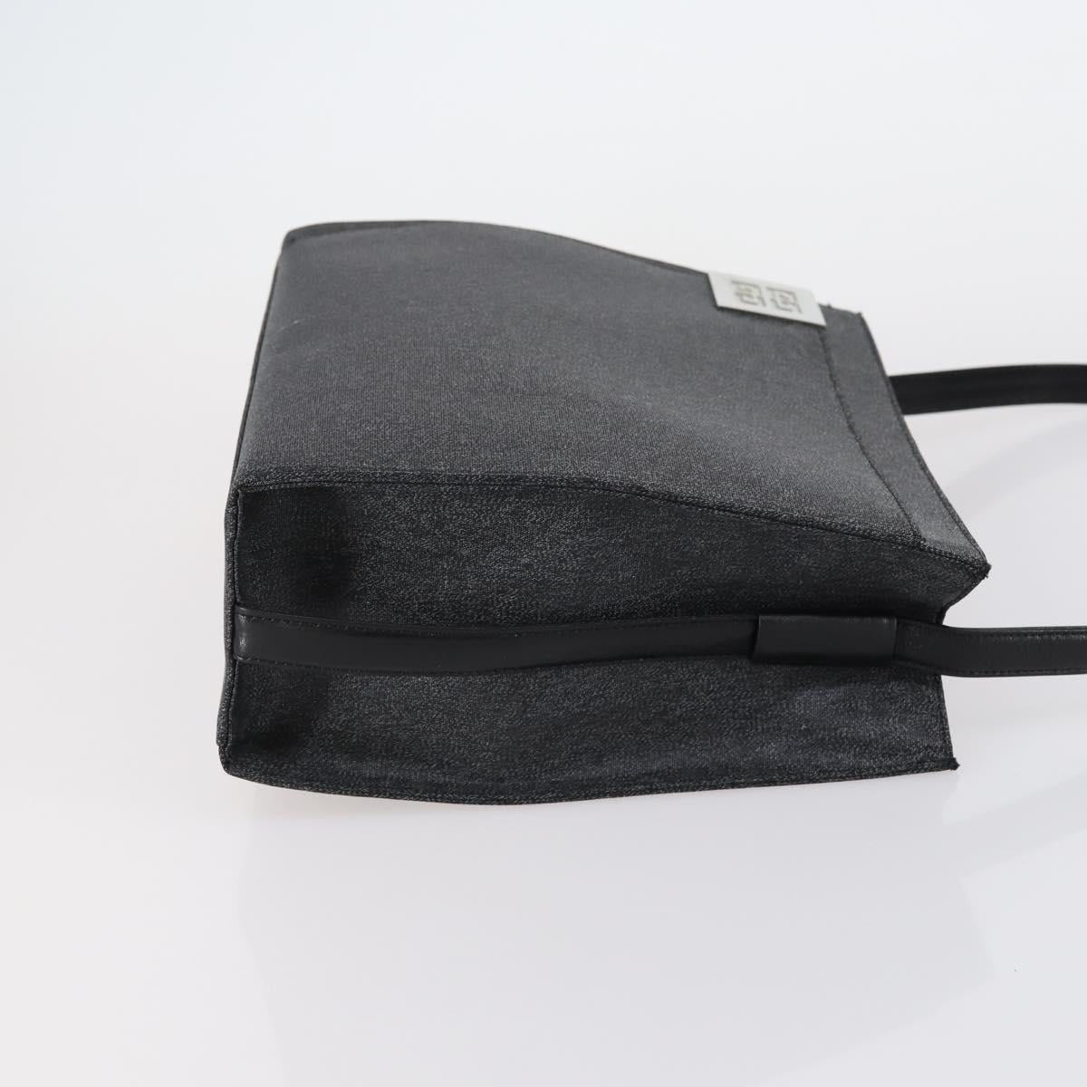 GIVENCHY Shoulder Bag Leather 2 Set Navy Black Auth bs30664