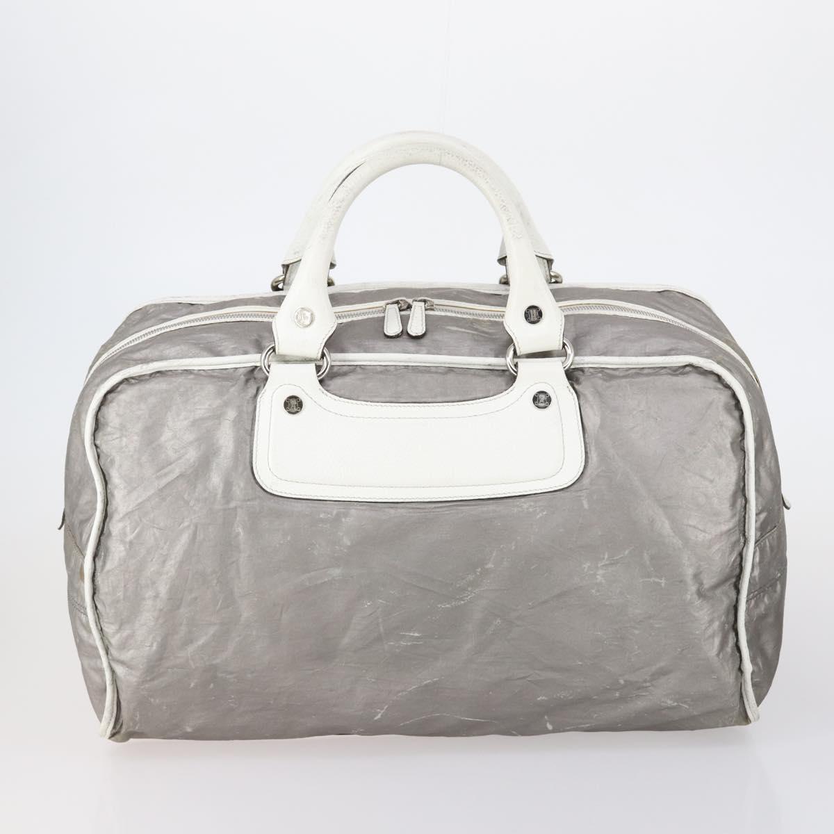 CELINE Macadam Canvas Hand Bag Coated Canvas 3 Set Brown Black Auth bs30666